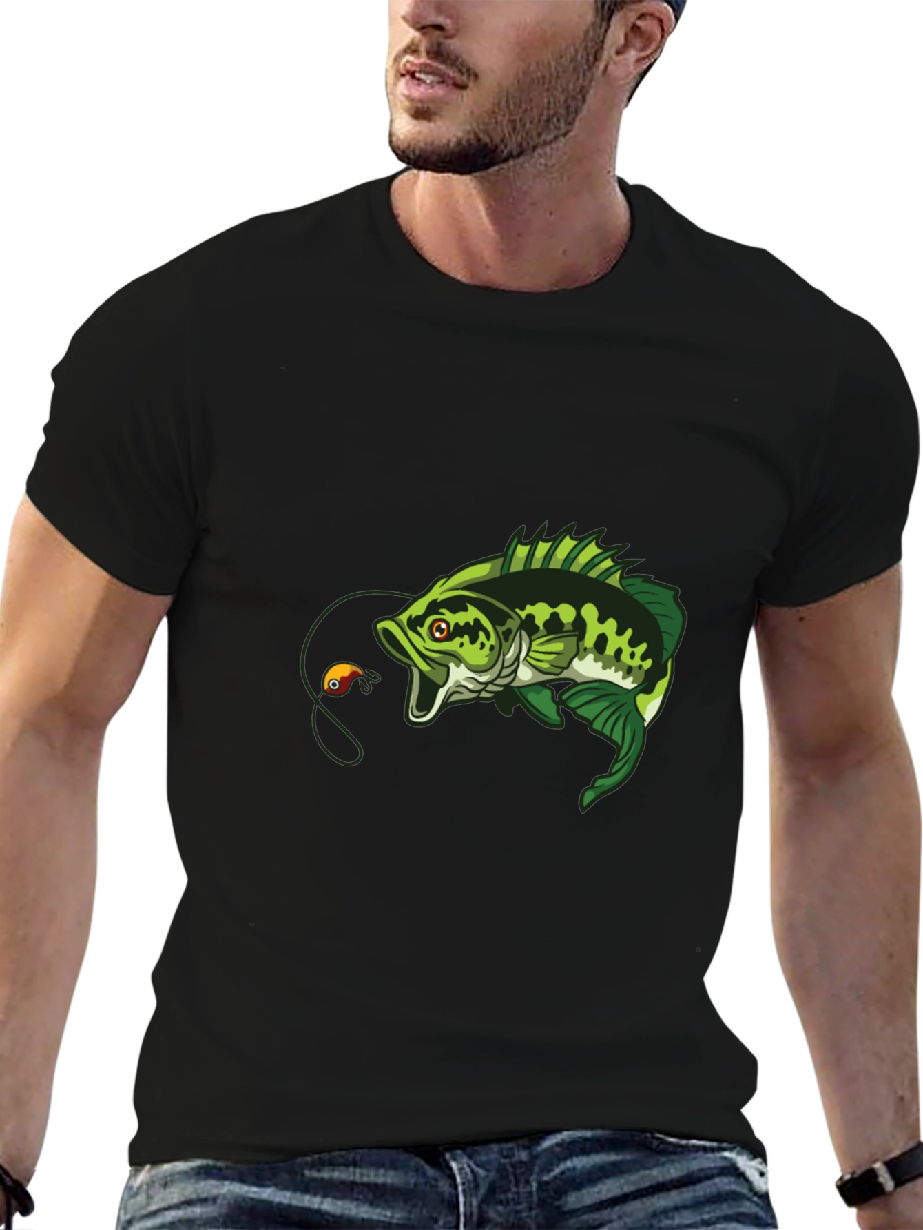 Bass Fishing T-Shirt - Hooked on Style!
