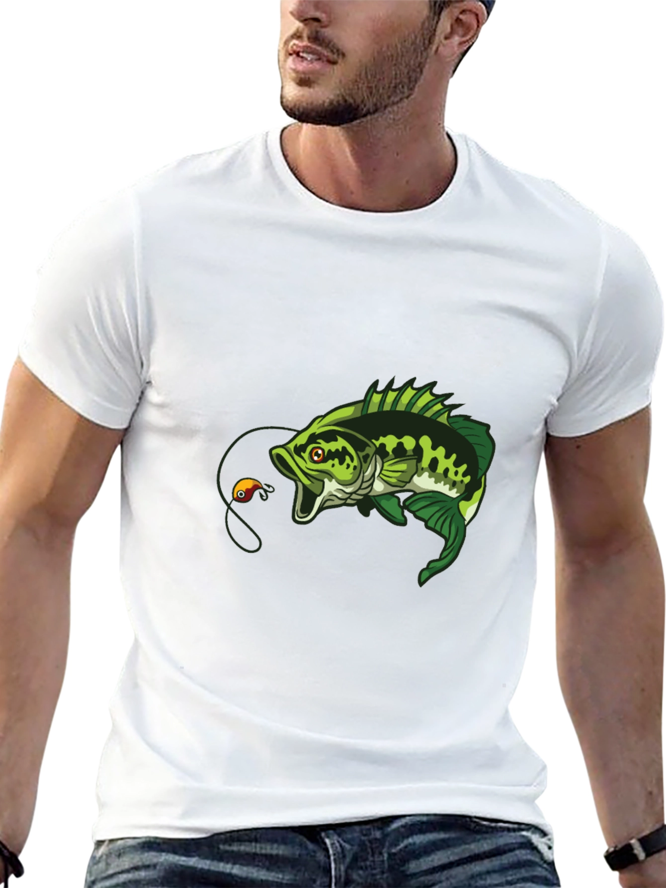 Bass Fishing T-Shirt - Hooked on Style!