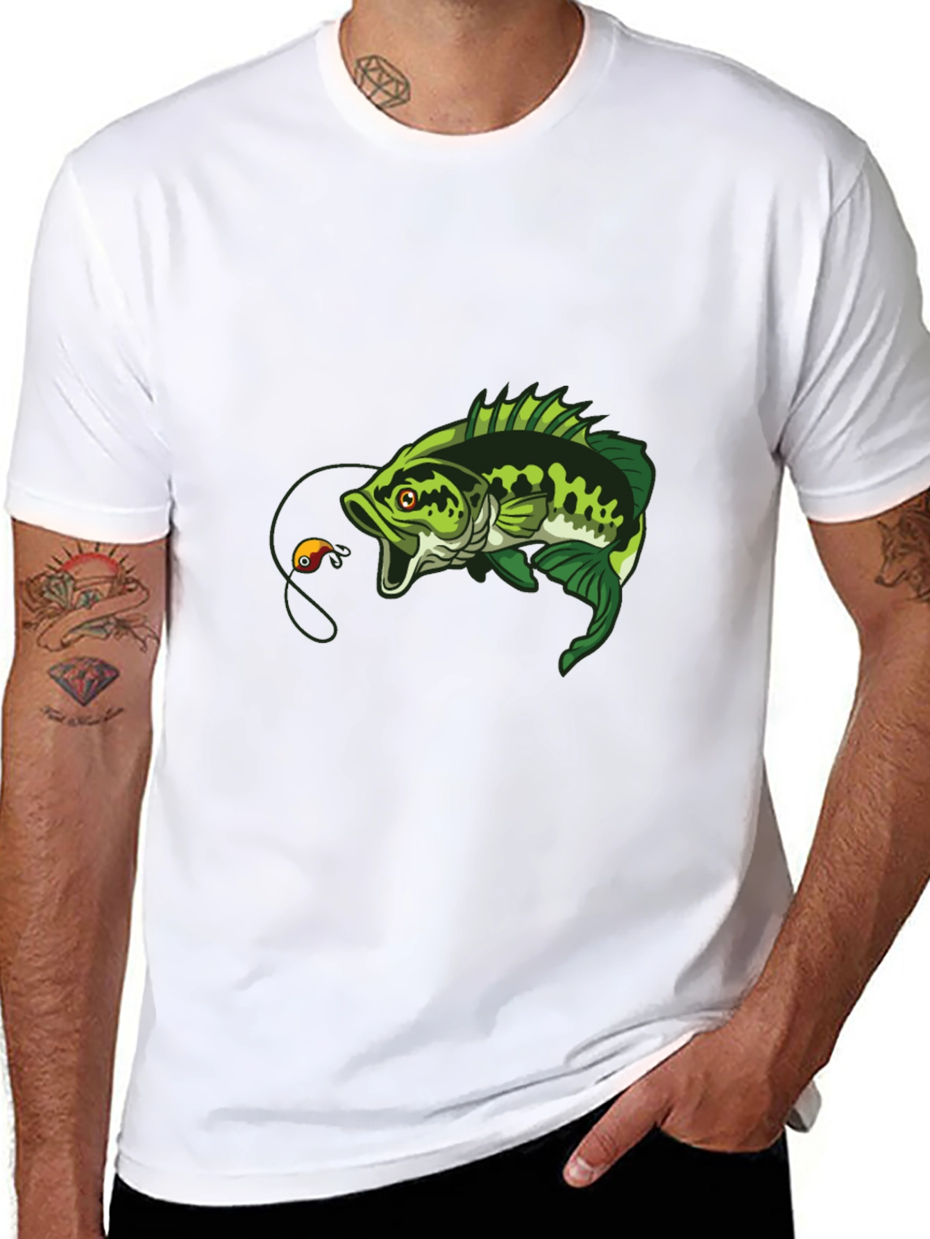 Bass Fishing T-Shirt - Hooked on Style!