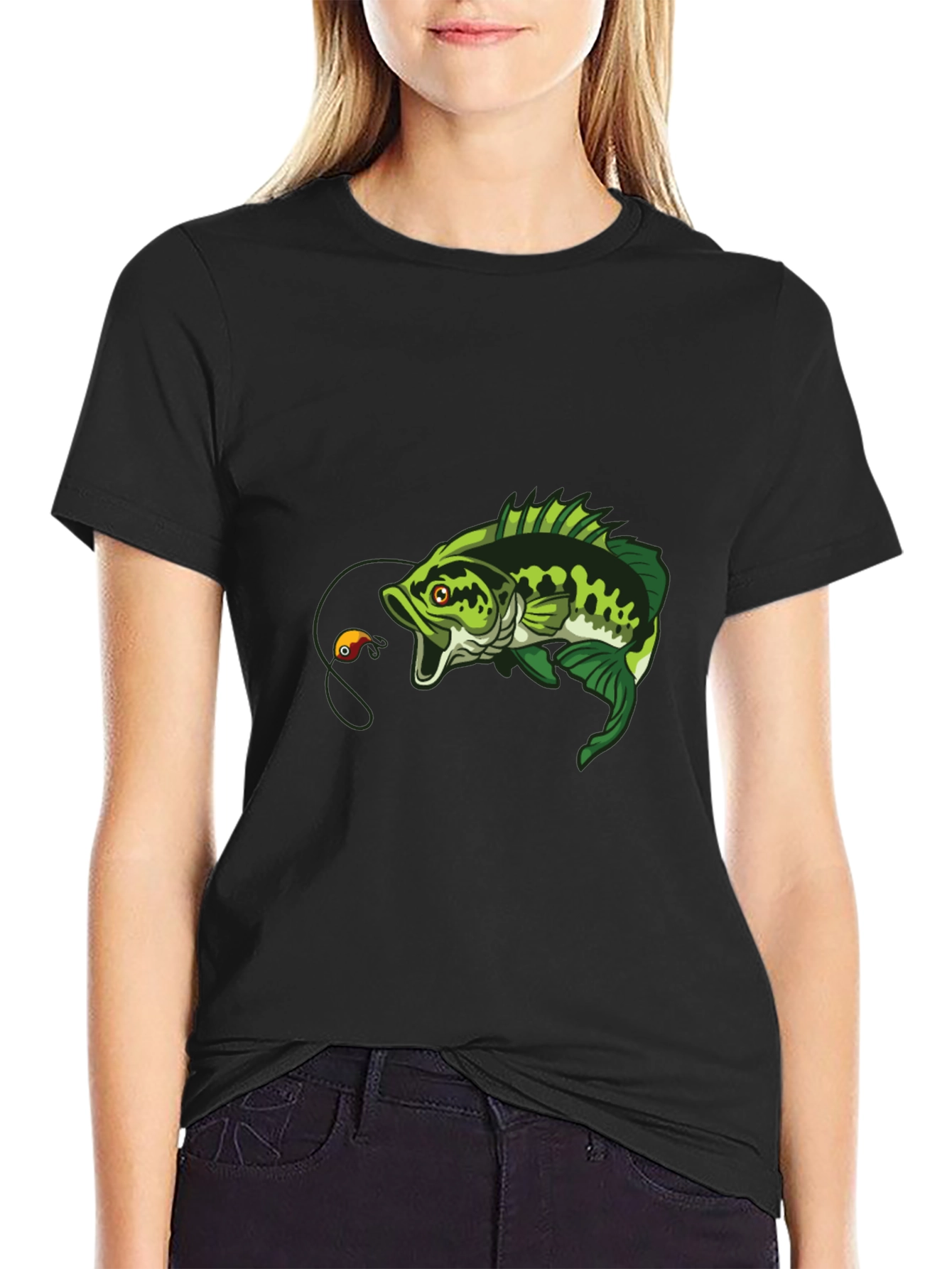 Bass Fishing T-Shirt - Hooked on Style!
