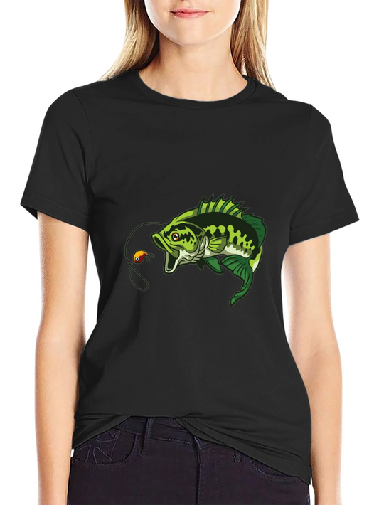 Bass Fishing T-Shirt - Hooked on Style!