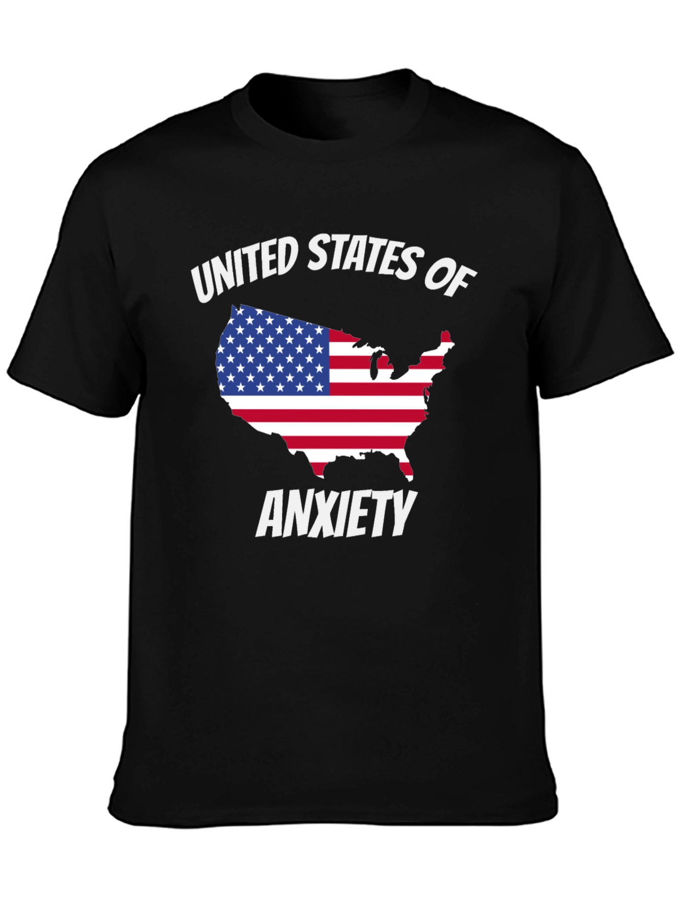 United States of Anxiety Graphic T-Shirt