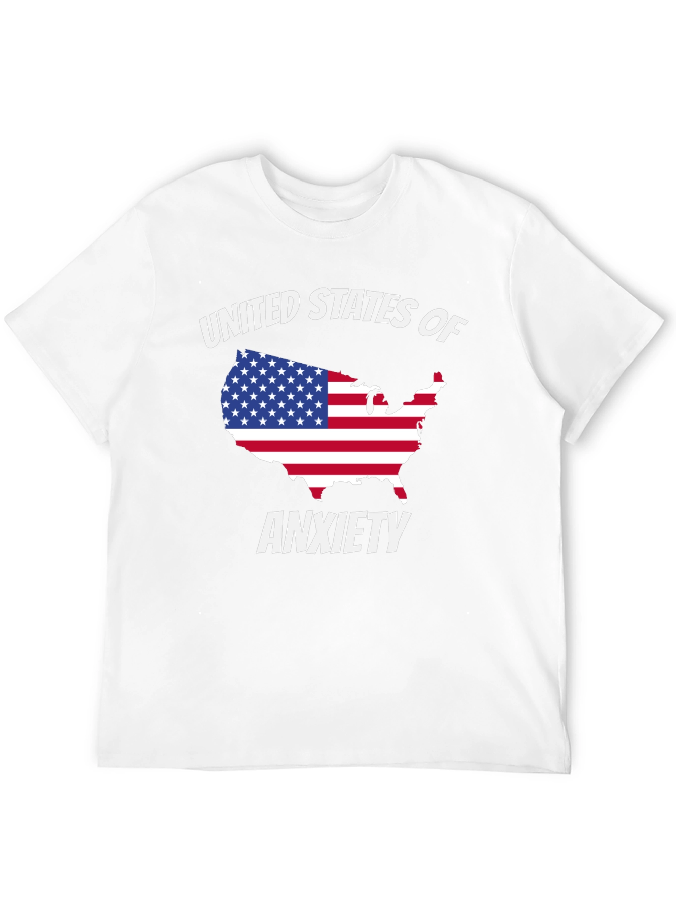United States of Anxiety Graphic T-Shirt