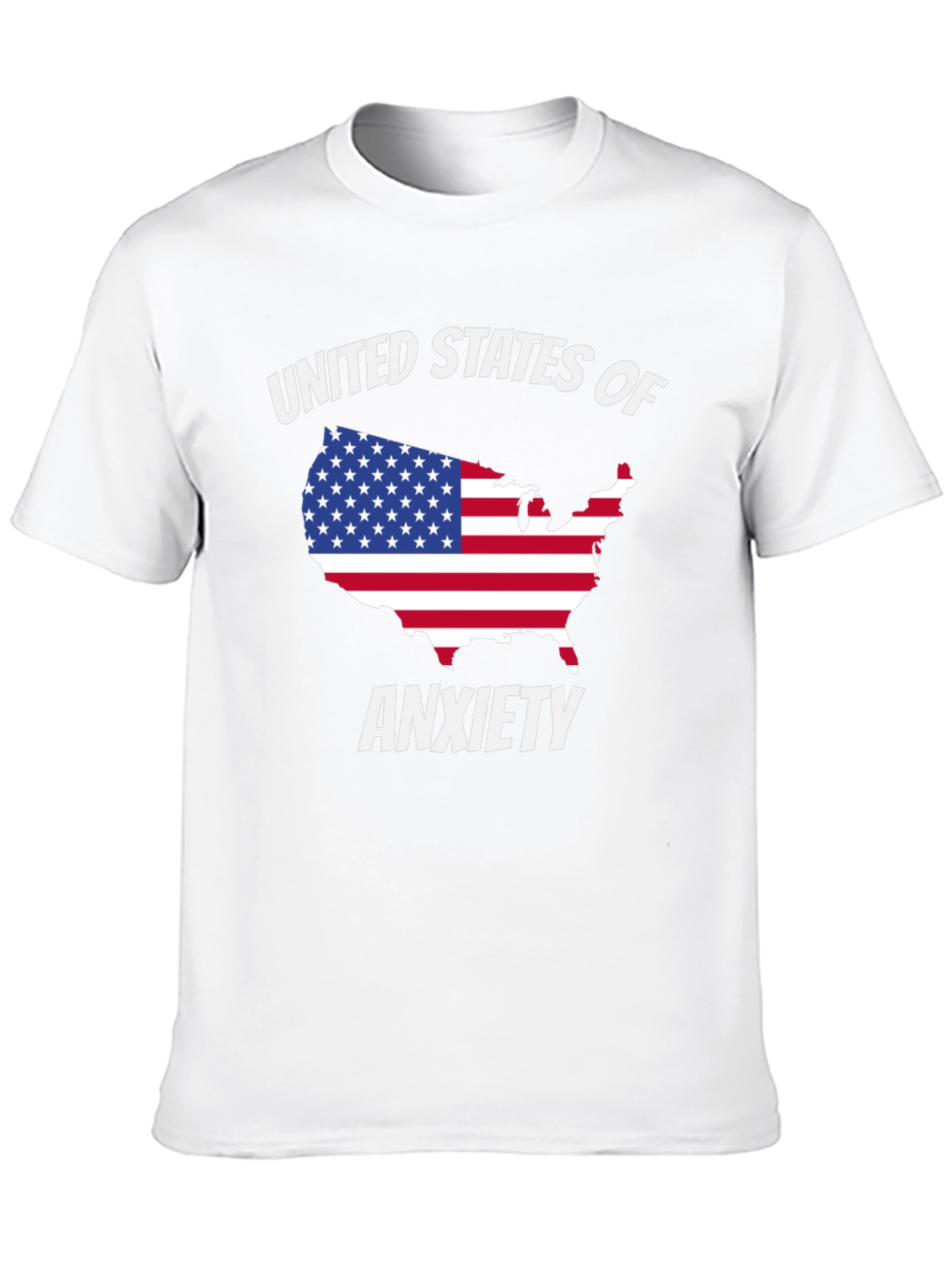 United States of Anxiety Graphic T-Shirt