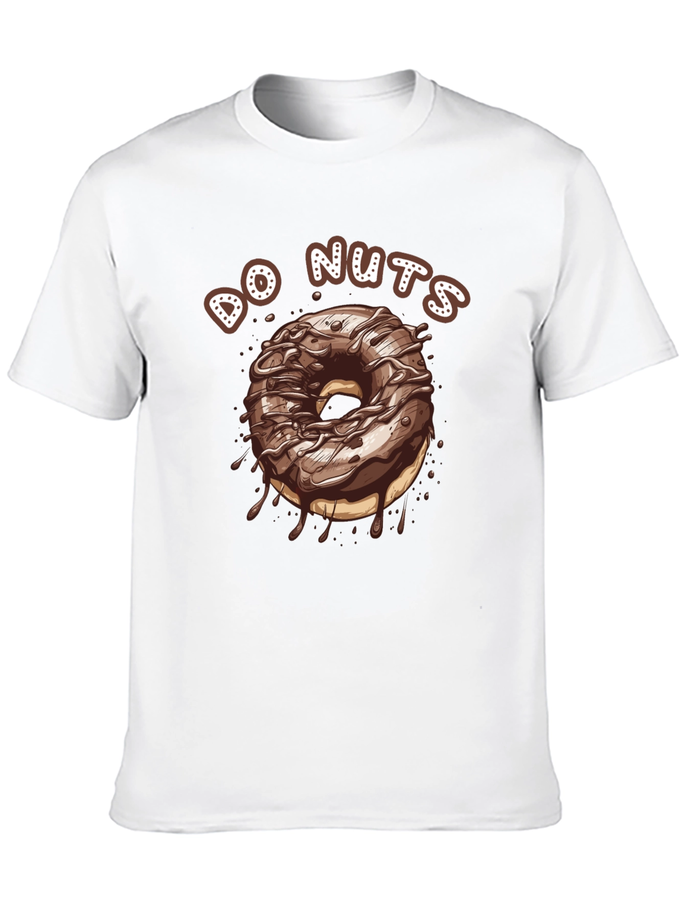 Do Nuts T-Shirt: Chocolate Donut Tee