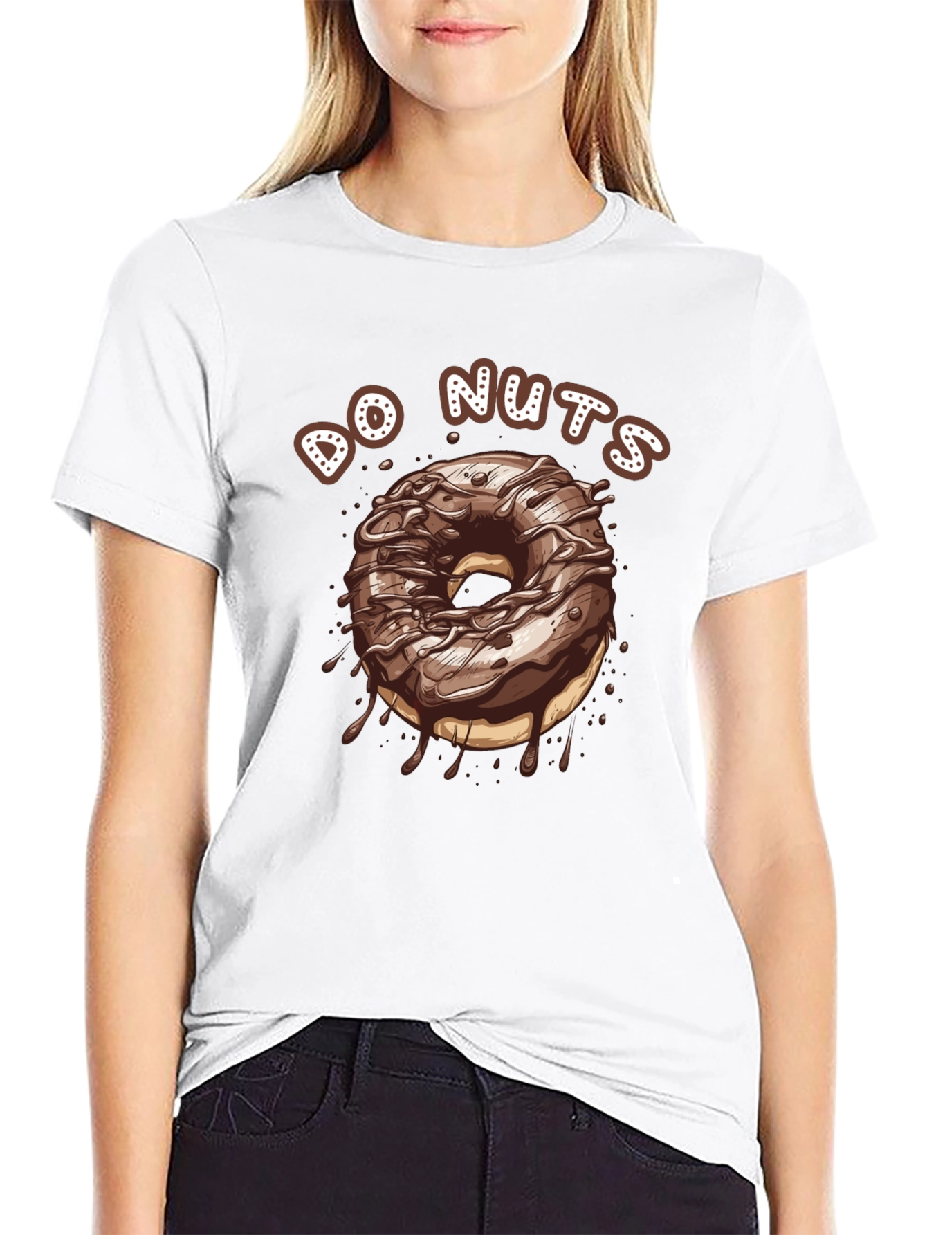 Do Nuts T-Shirt: Chocolate Donut Tee