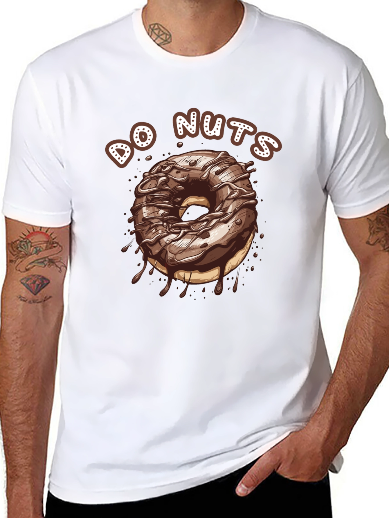 Do Nuts T-Shirt: Chocolate Donut Tee