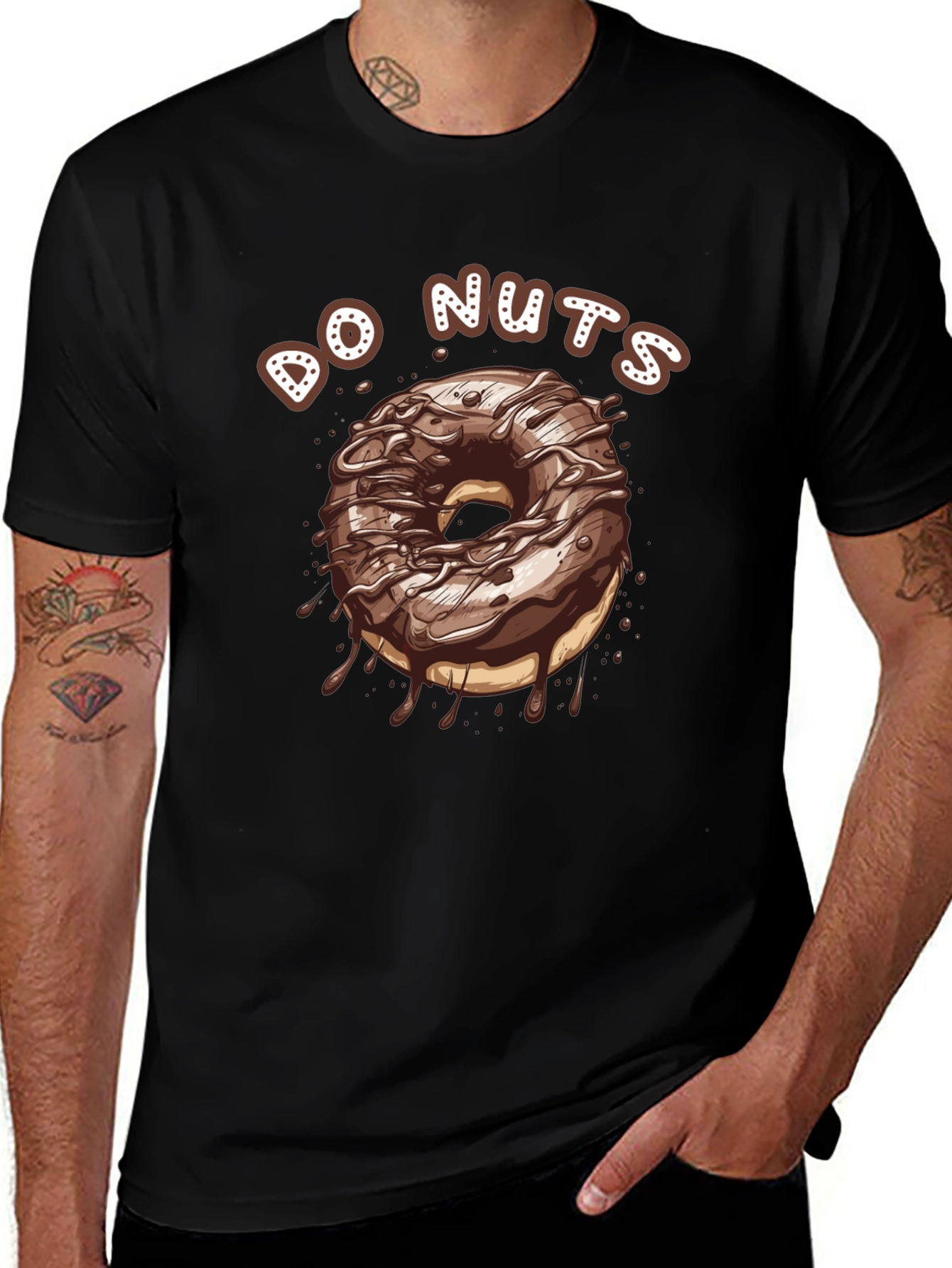 Do Nuts T-Shirt: Chocolate Donut Tee