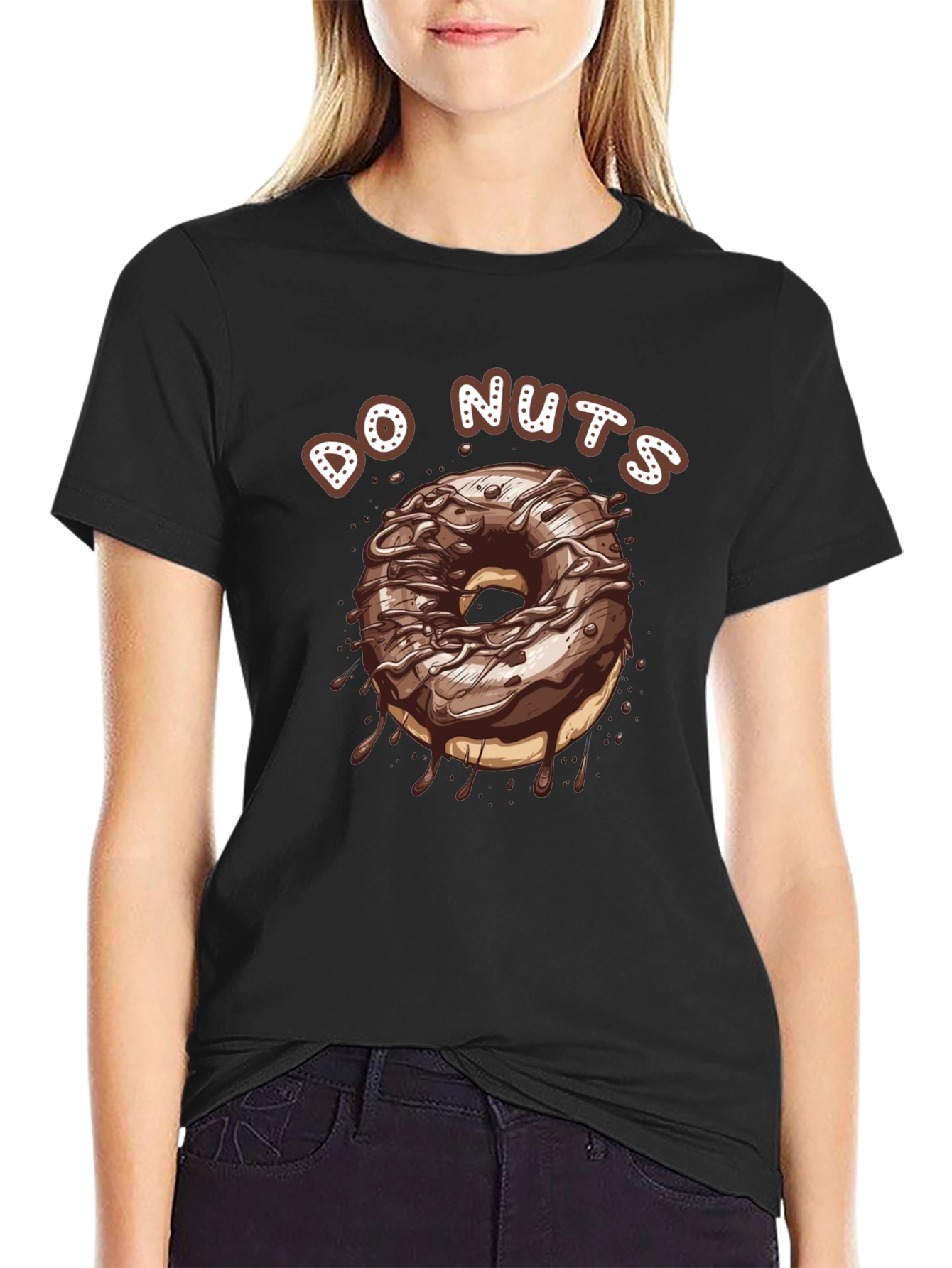 Do Nuts T-Shirt: Chocolate Donut Tee