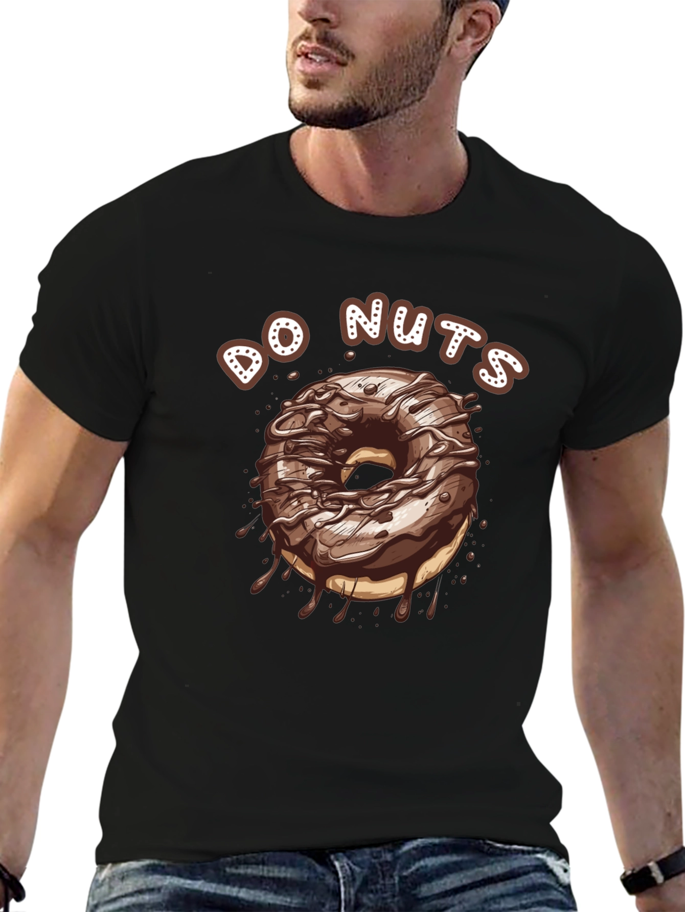 Do Nuts T-Shirt: Chocolate Donut Tee