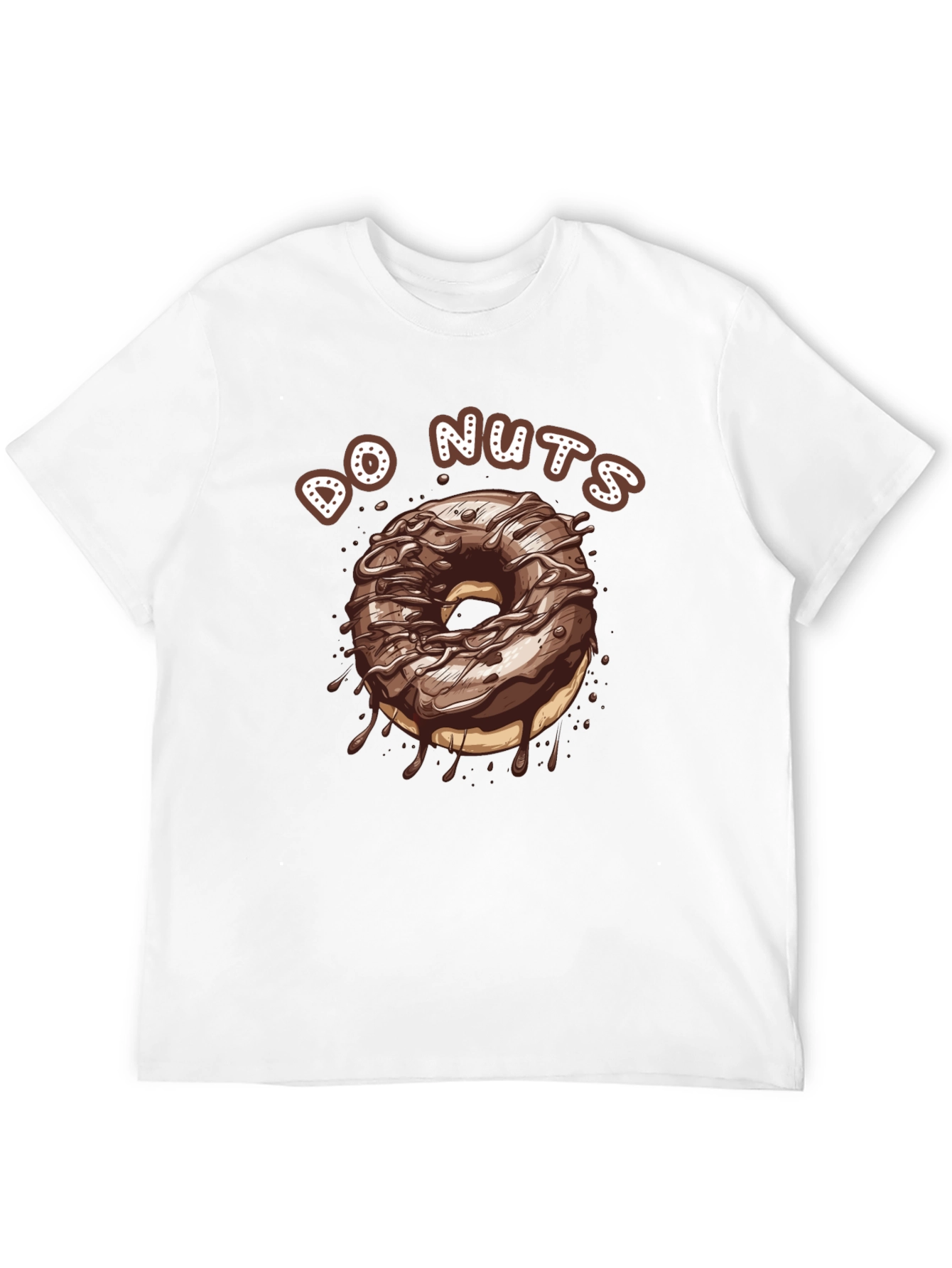 Do Nuts T-Shirt: Chocolate Donut Tee
