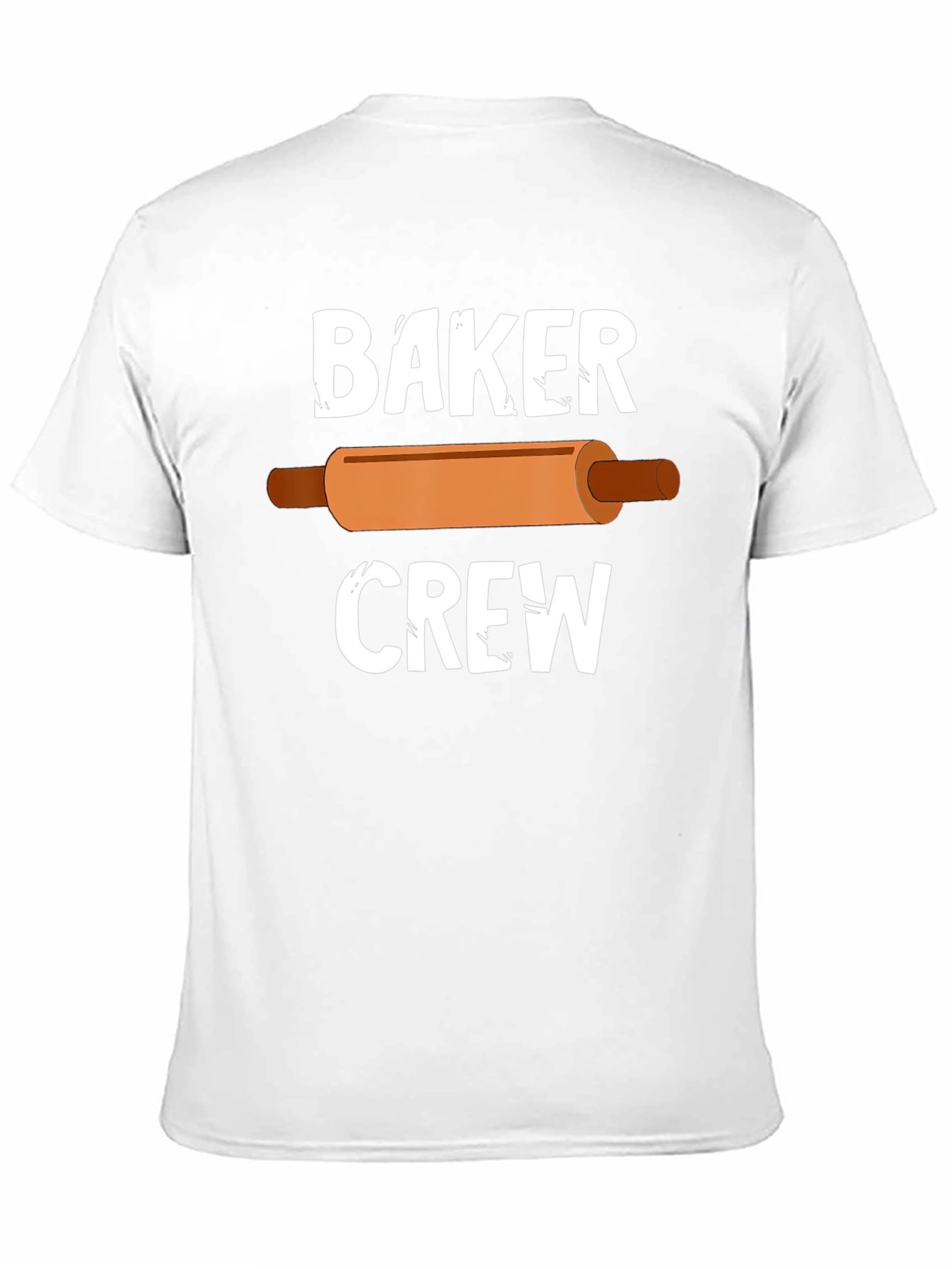 Baker Crew T-Shirt - Rolling Pin Design