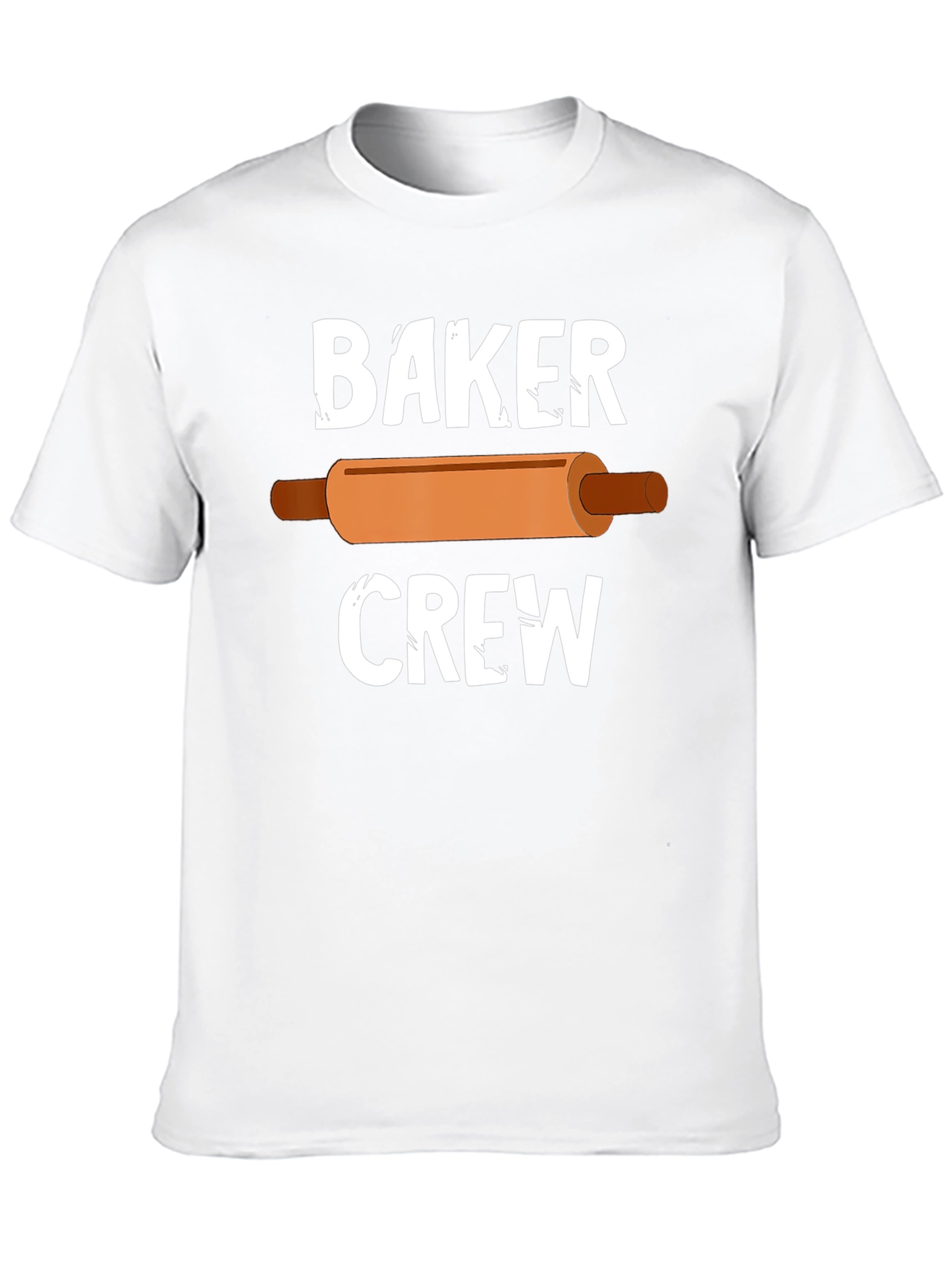 Baker Crew T-Shirt - Rolling Pin Design