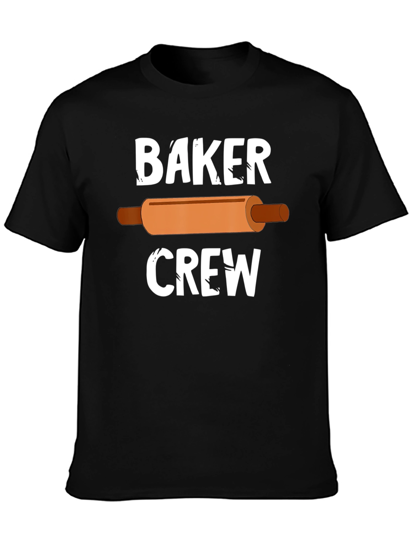 Baker Crew T-Shirt - Rolling Pin Design
