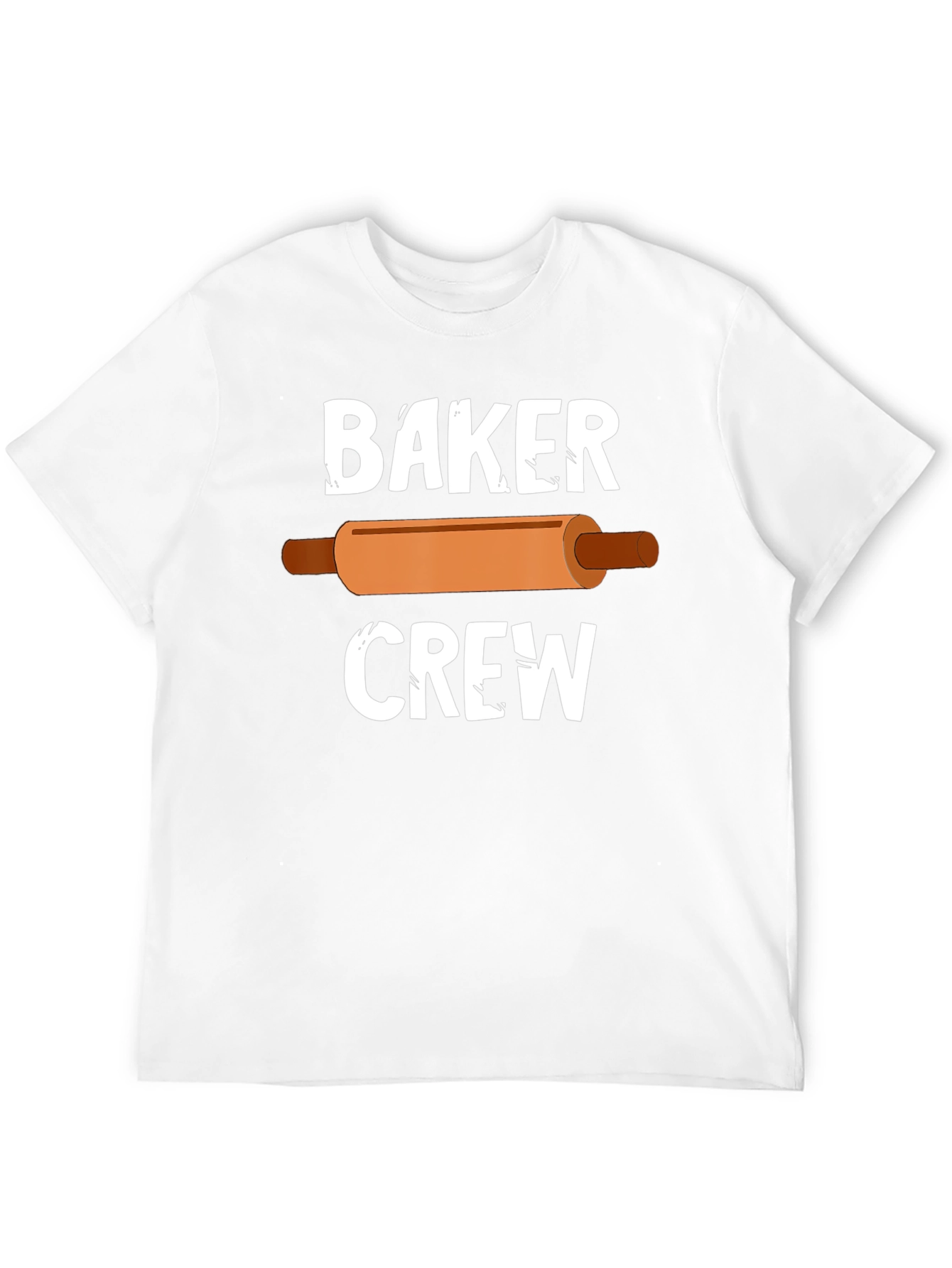 Baker Crew T-Shirt - Rolling Pin Design