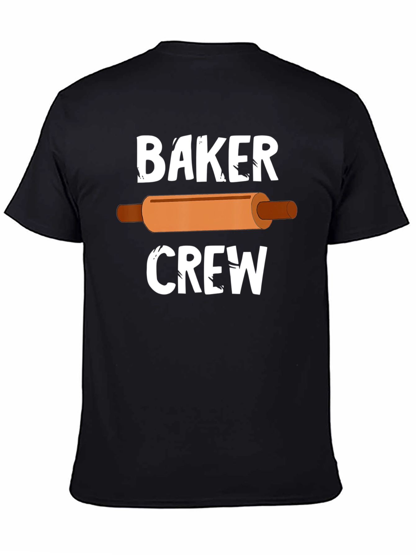 Baker Crew T-Shirt - Rolling Pin Design