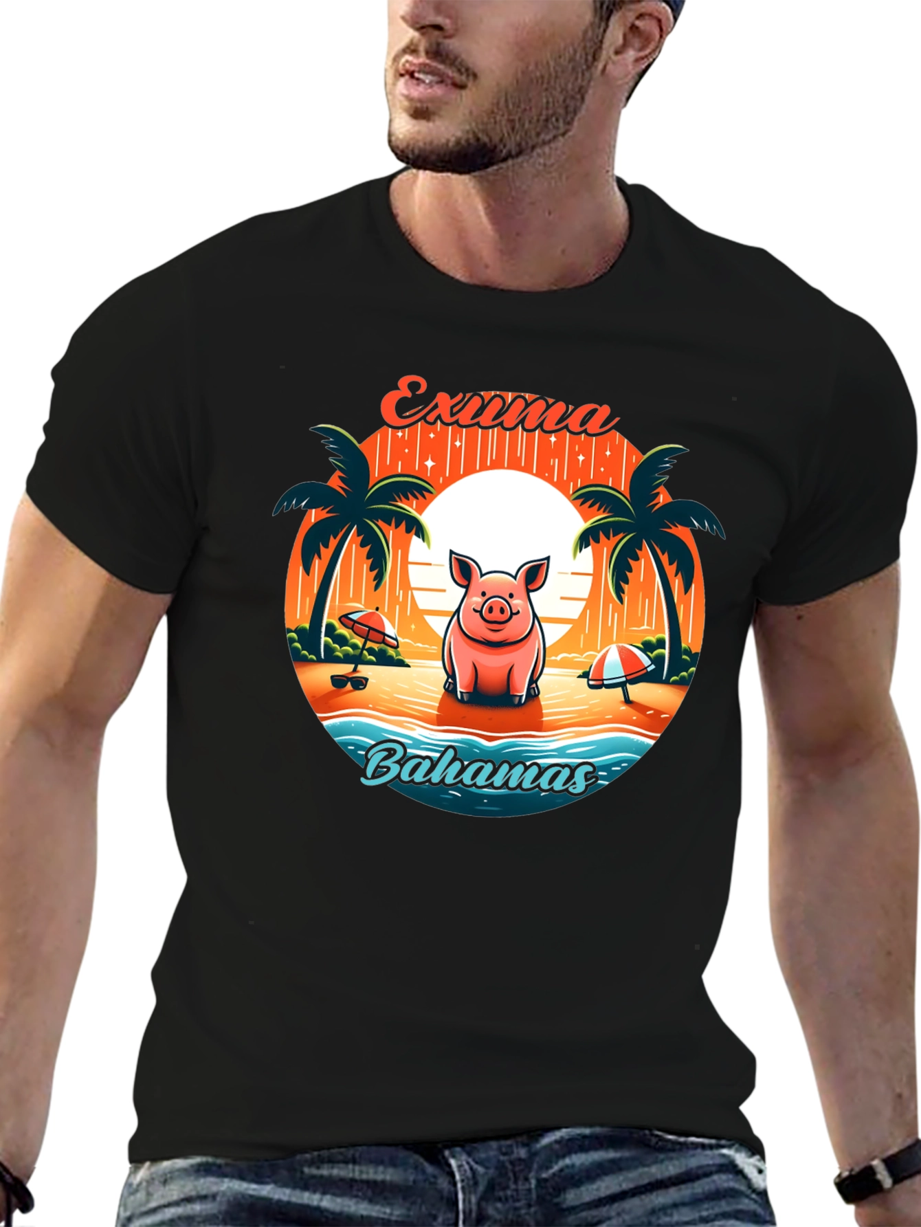 Exuma Bahamas Pig T-Shirt