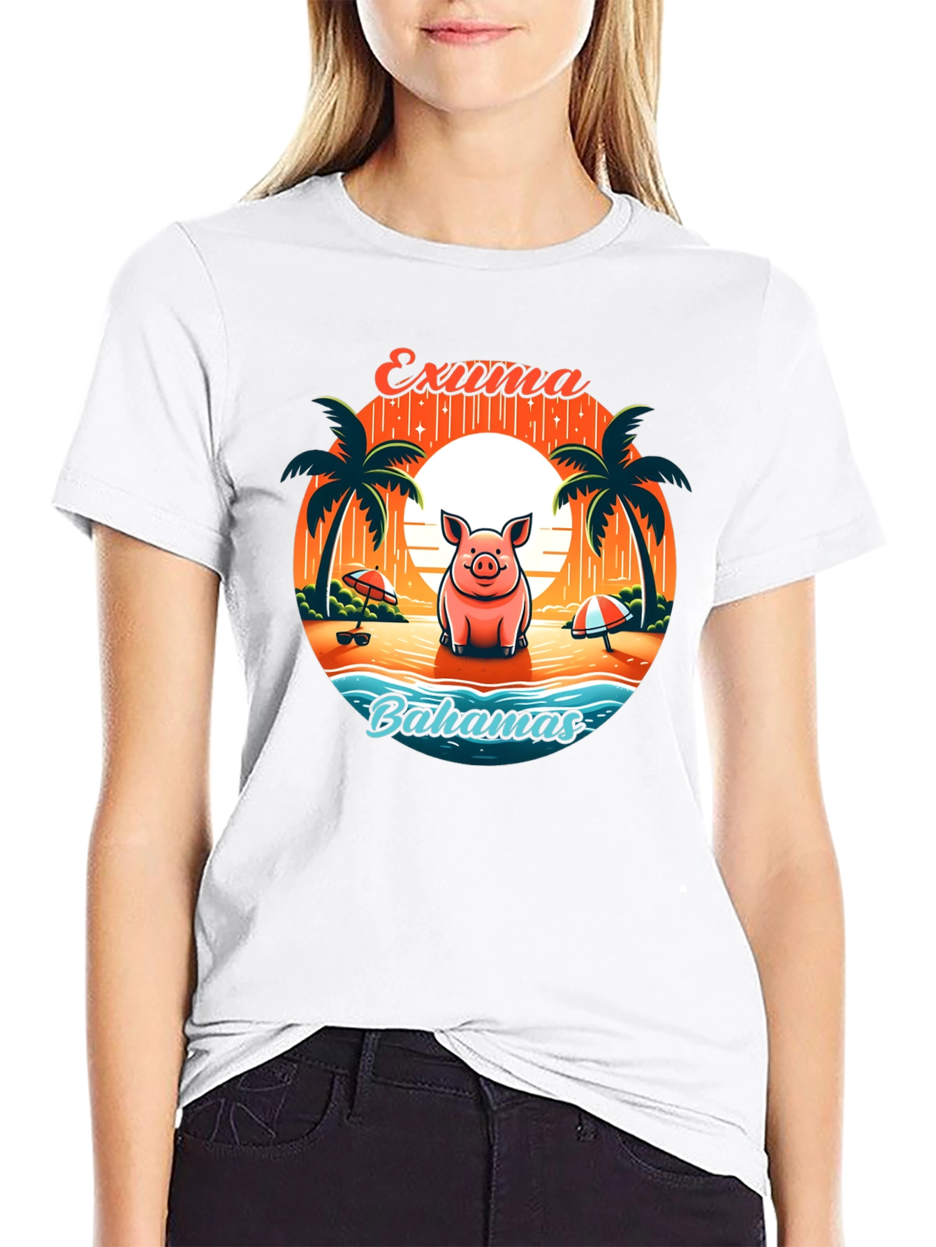 Exuma Bahamas Pig T-Shirt