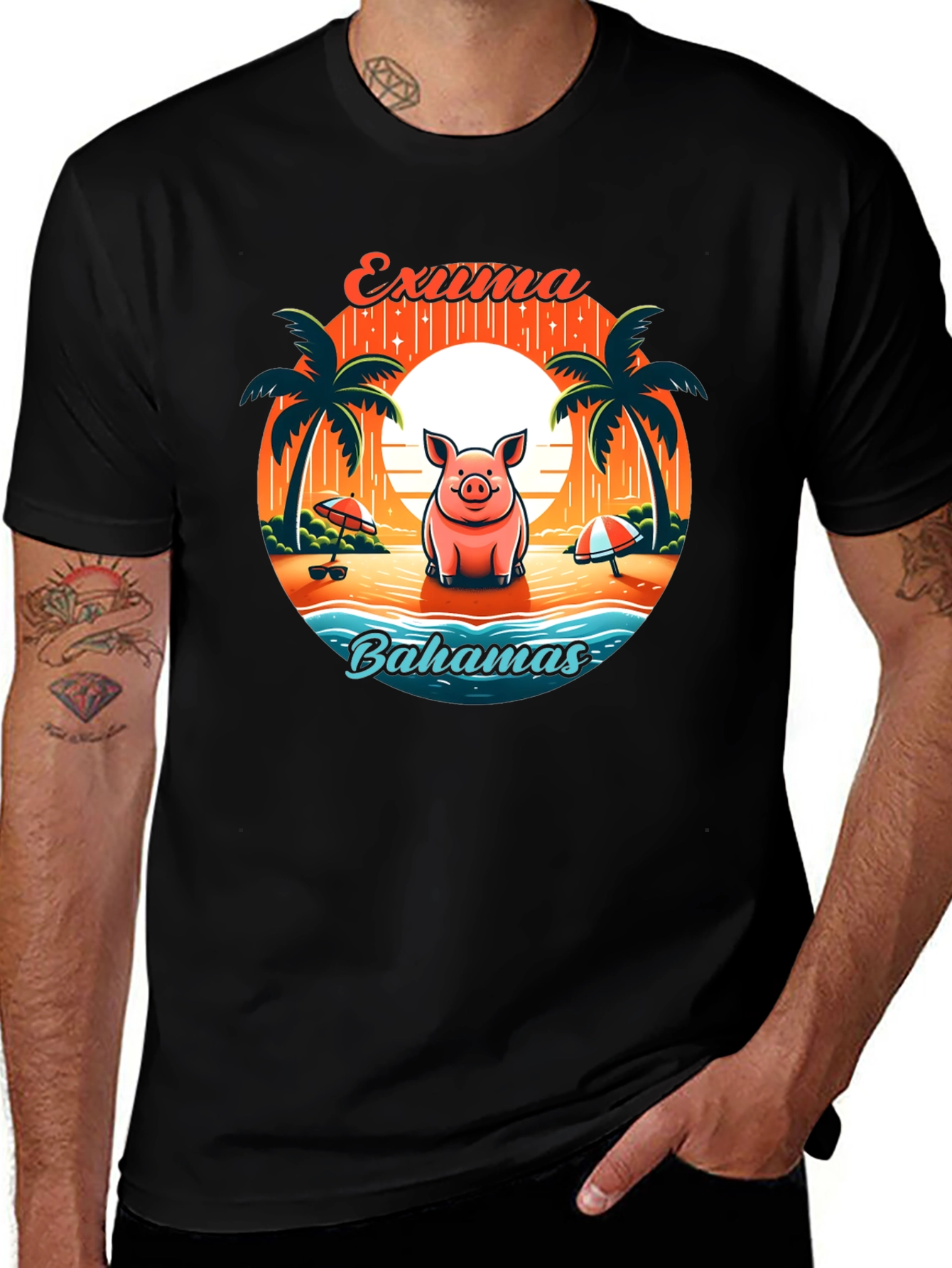Exuma Bahamas Pig T-Shirt