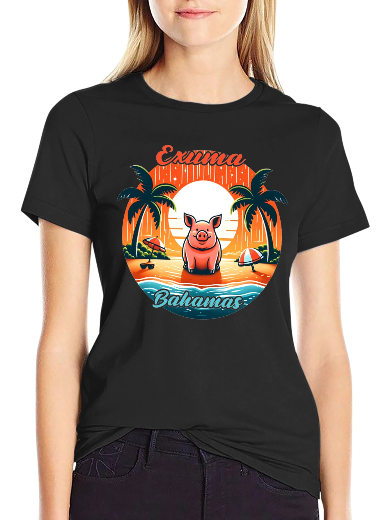 Exuma Bahamas Pig T-Shirt