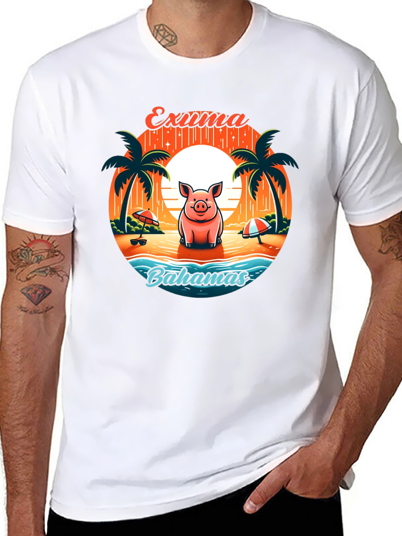 Exuma Bahamas Pig T-Shirt