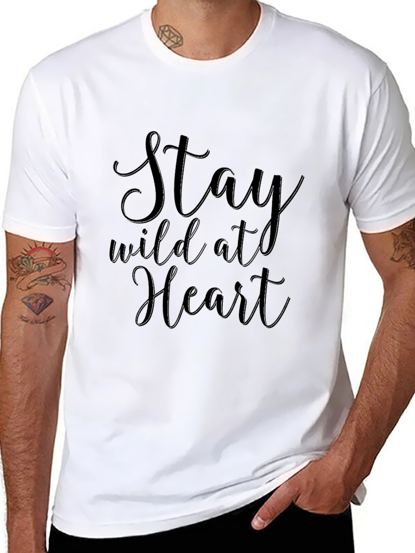Stay Wild at Heart Graphic Tee