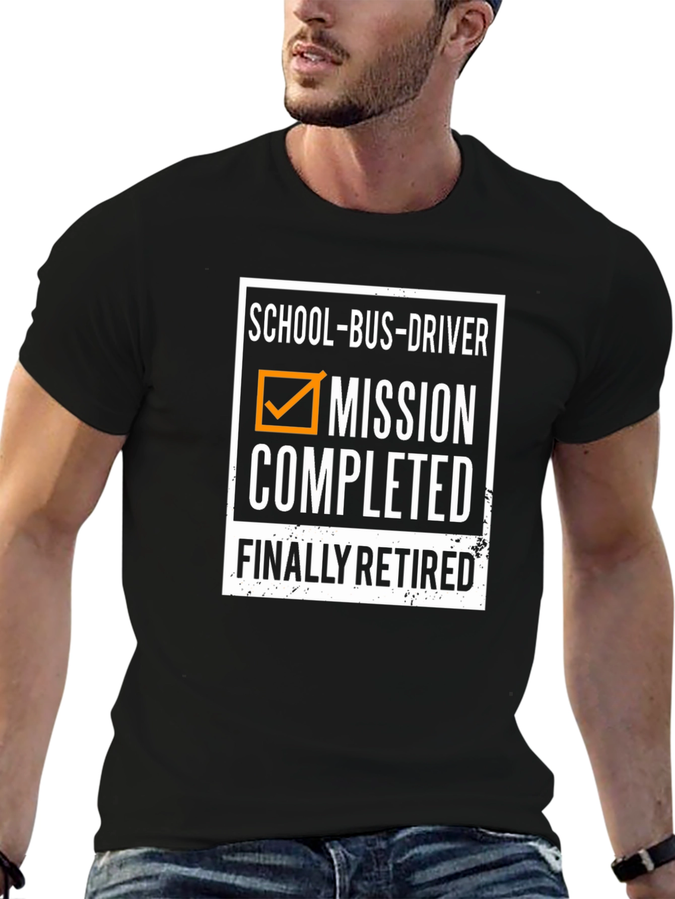 Retired School Bus Driver T-Shirt - Mission Completed!