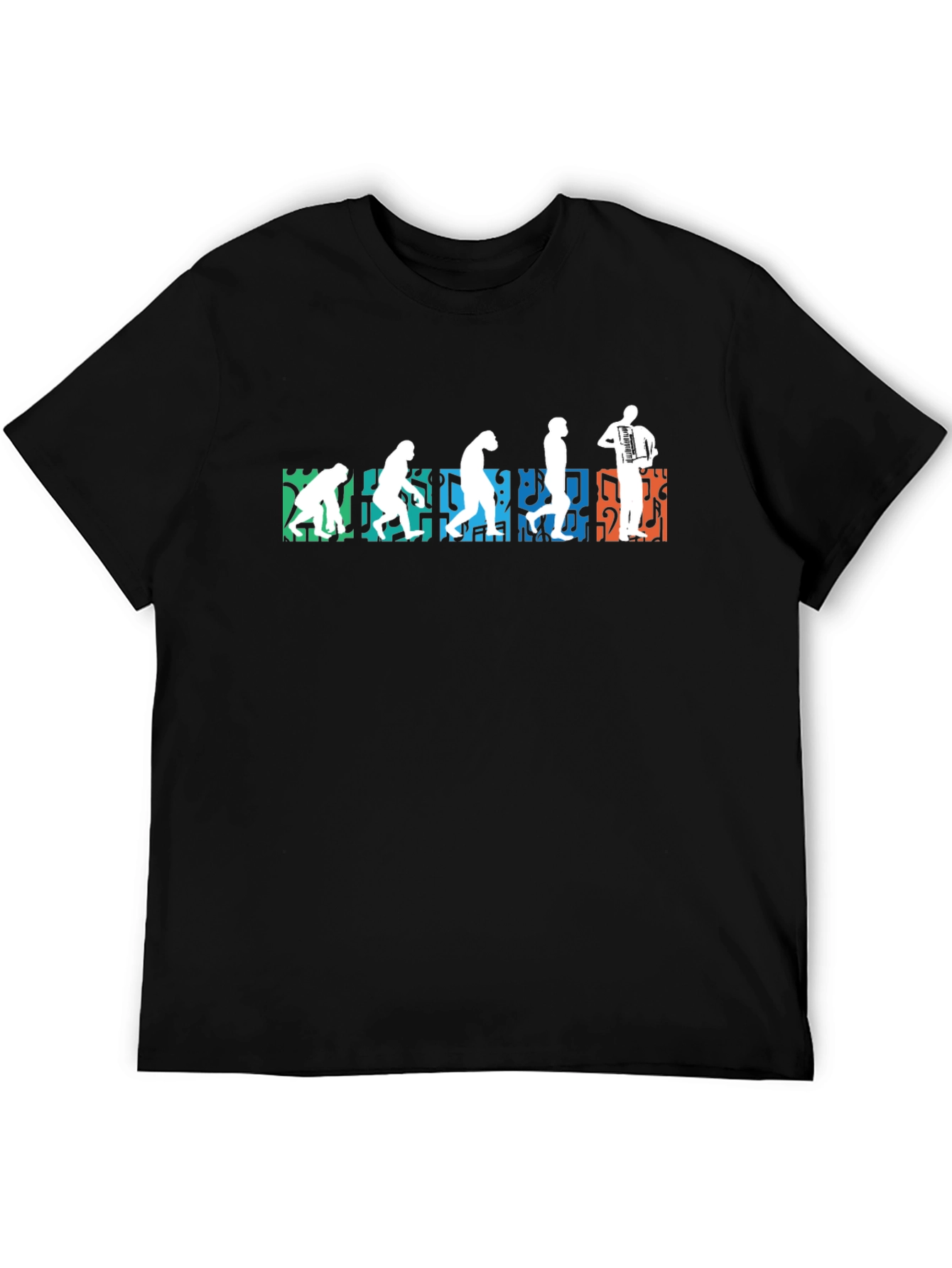 Evolution of Accordion T-Shirt