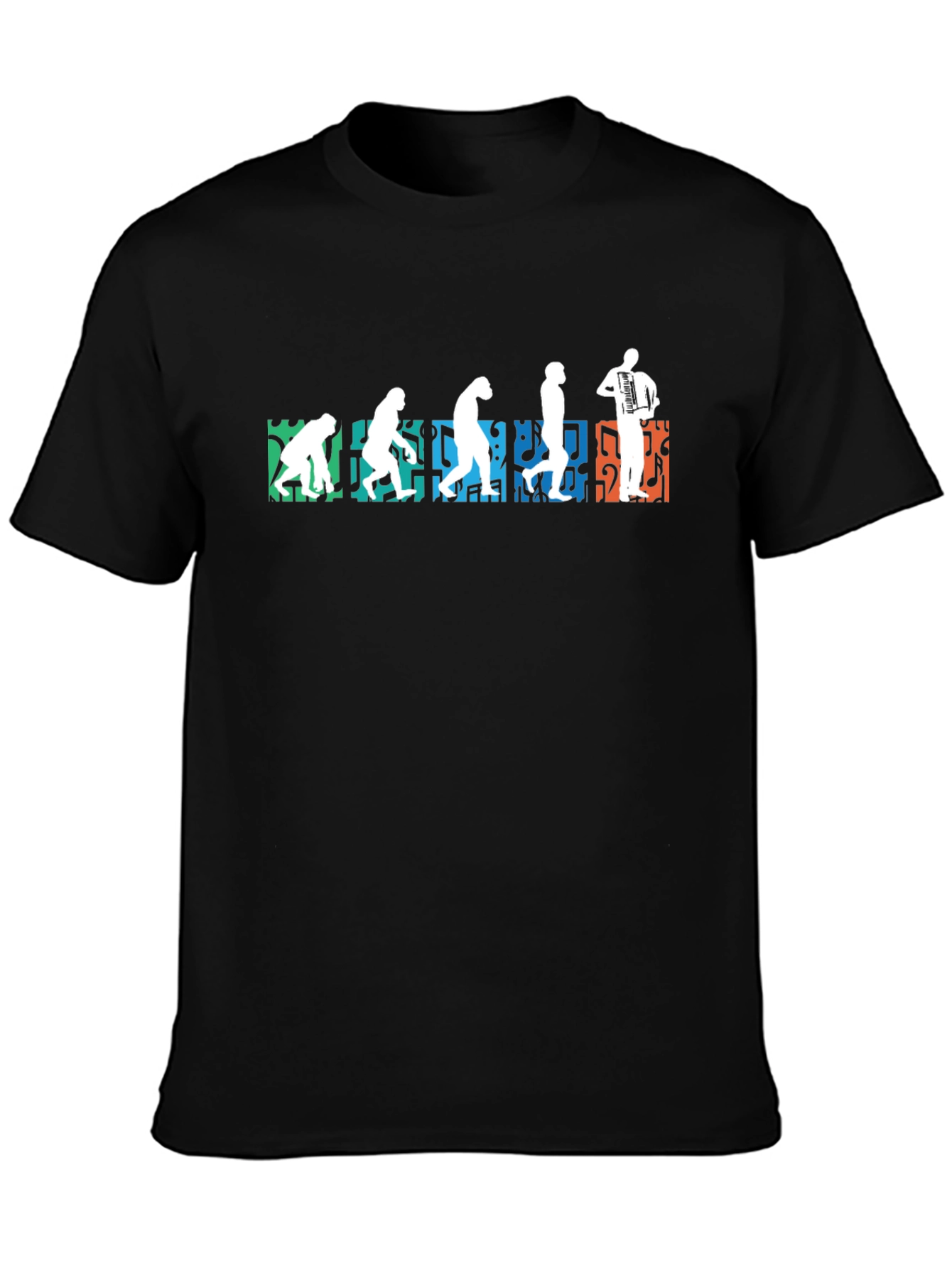 Evolution of Accordion T-Shirt