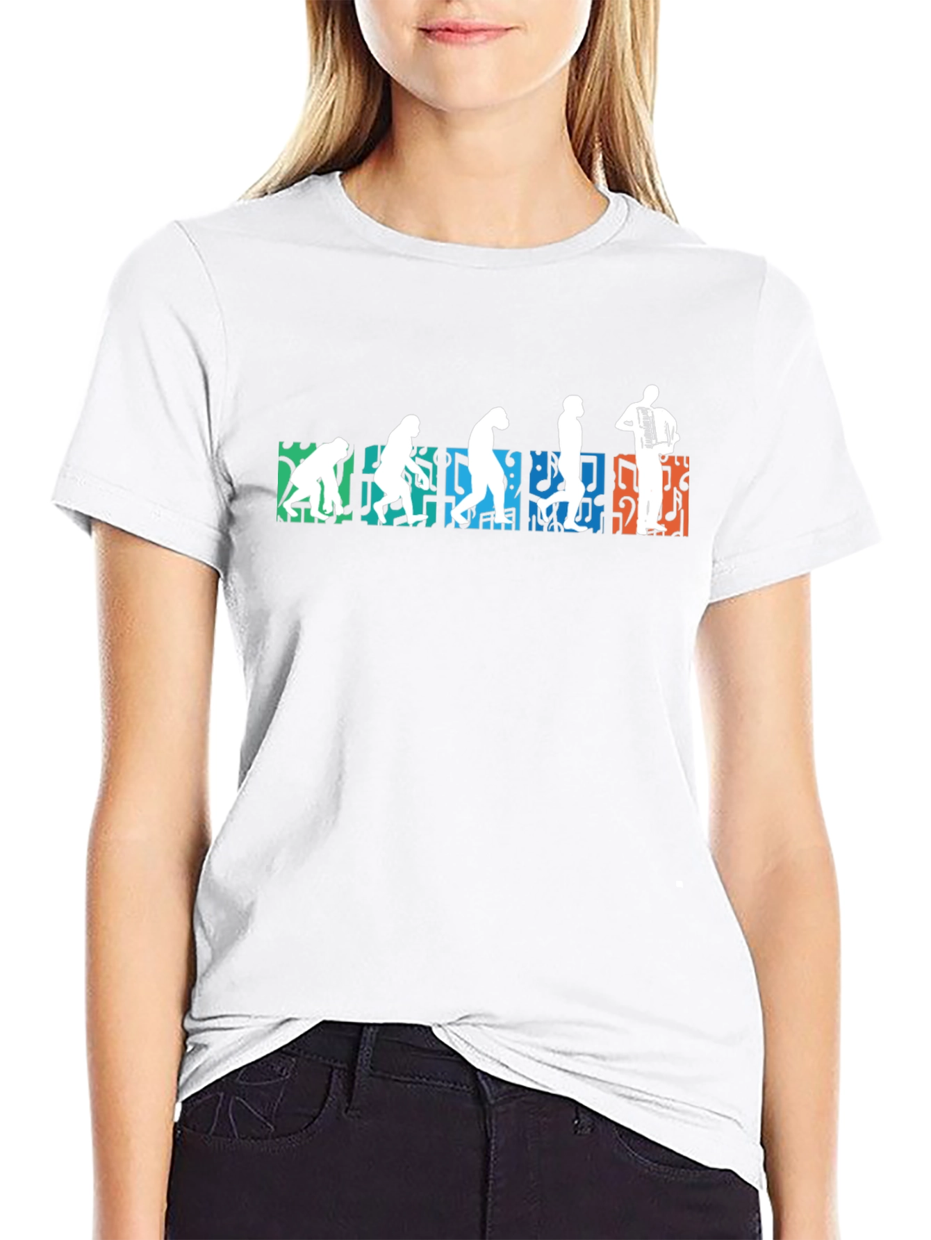 Evolution of Accordion T-Shirt