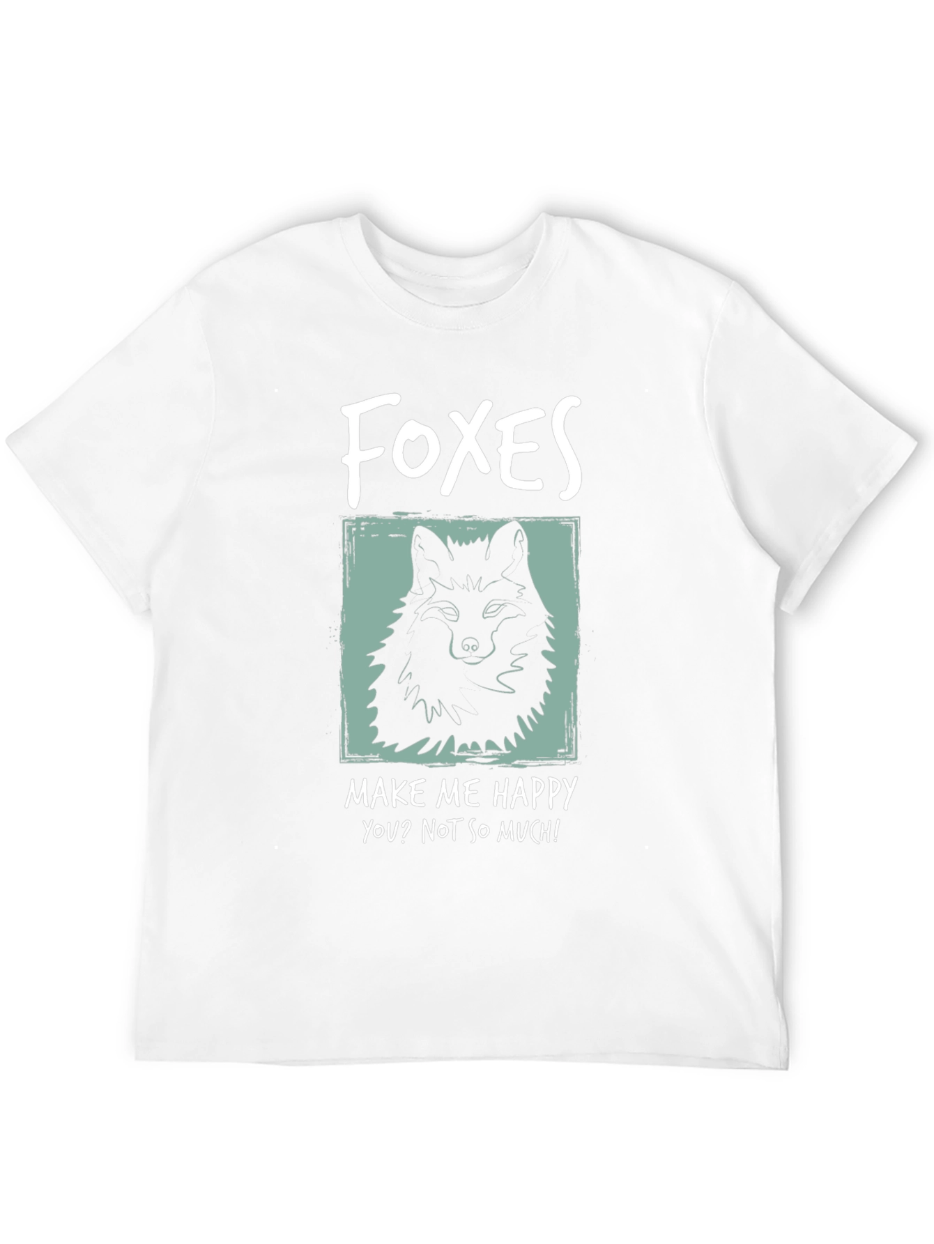 Foxes Make Me Happy Graphic T-Shirt
