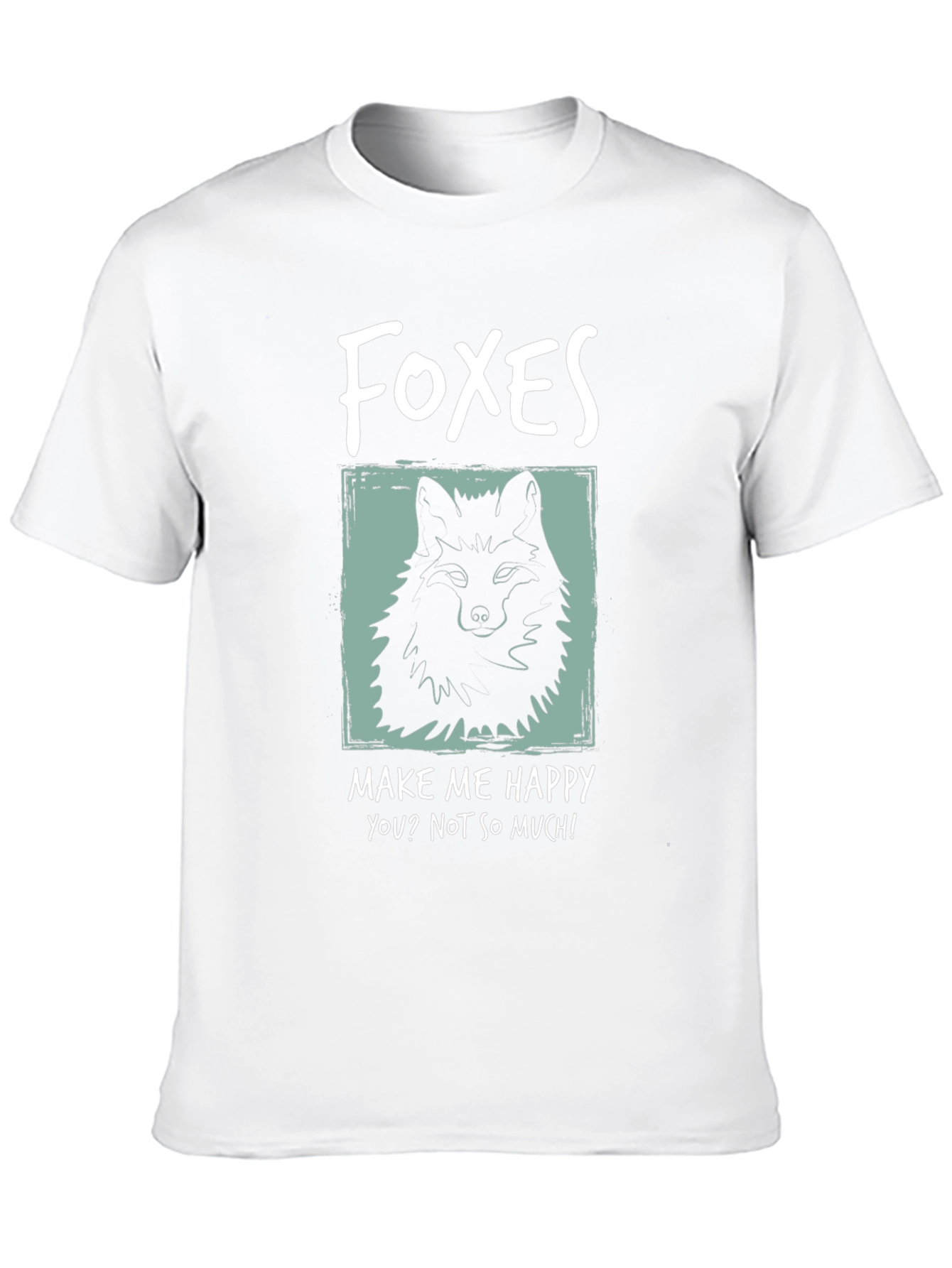 Foxes Make Me Happy Graphic T-Shirt