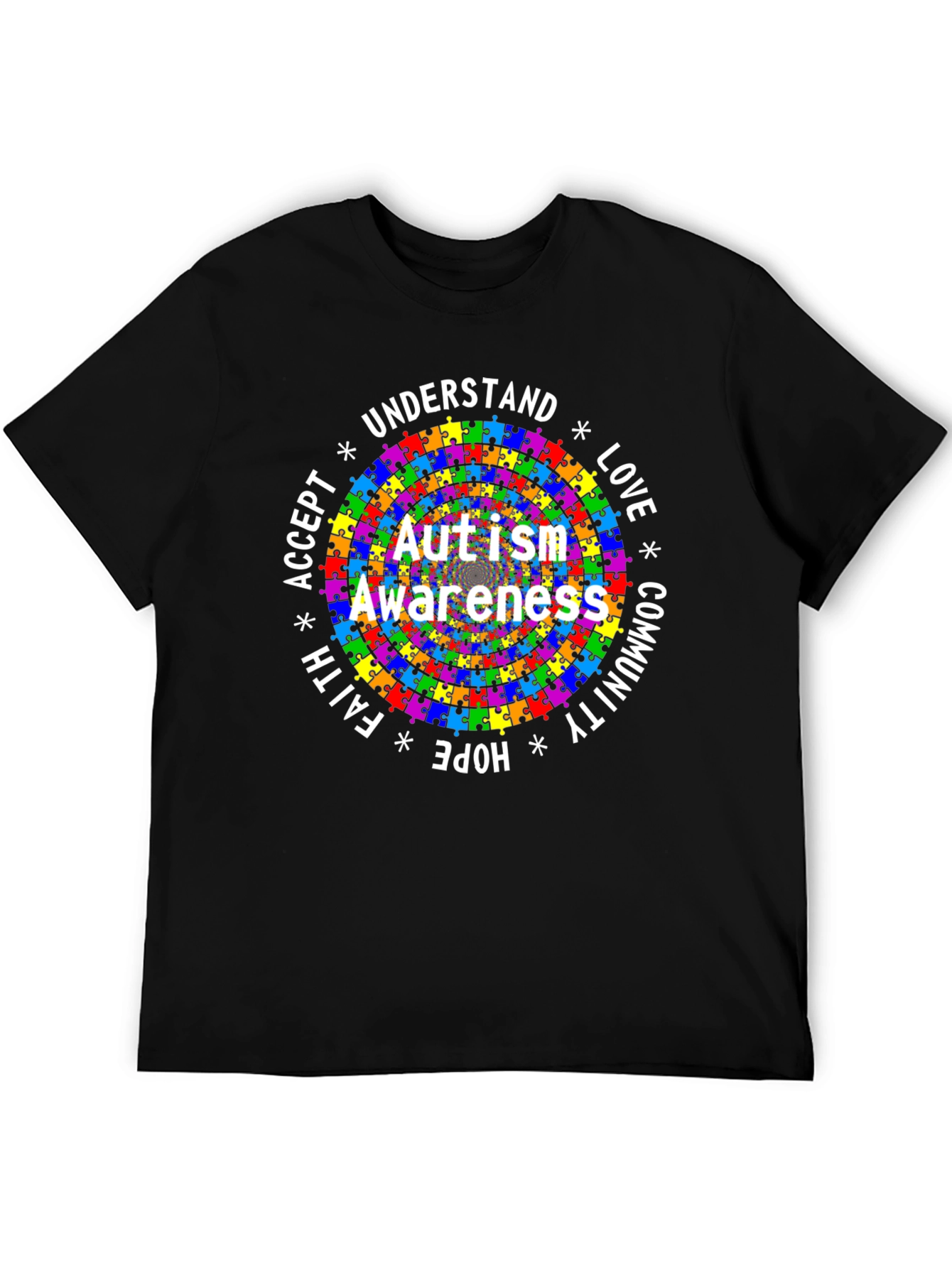 Autism Awareness T-Shirt: Understand Love Hope