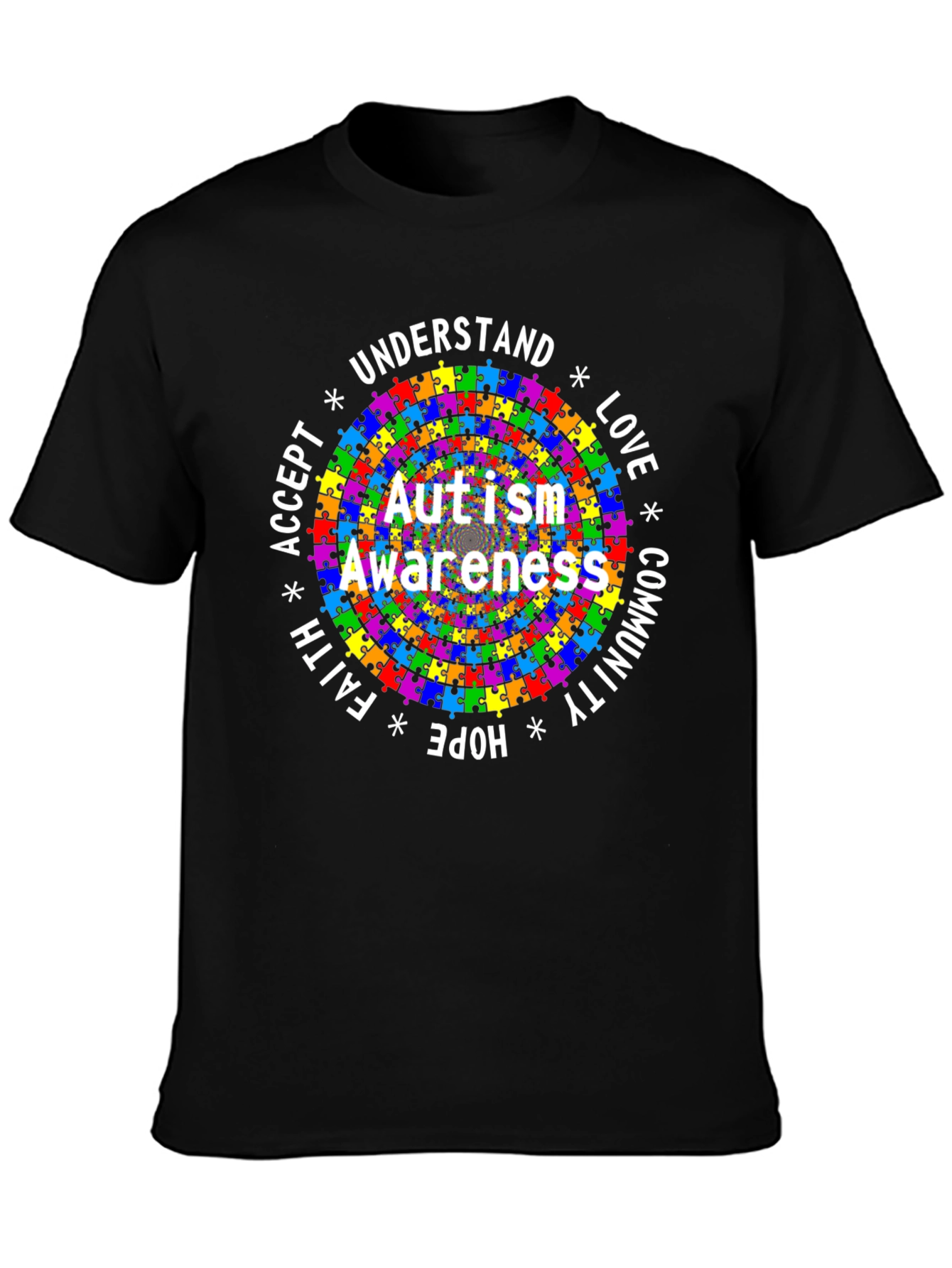 Autism Awareness T-Shirt: Understand Love Hope