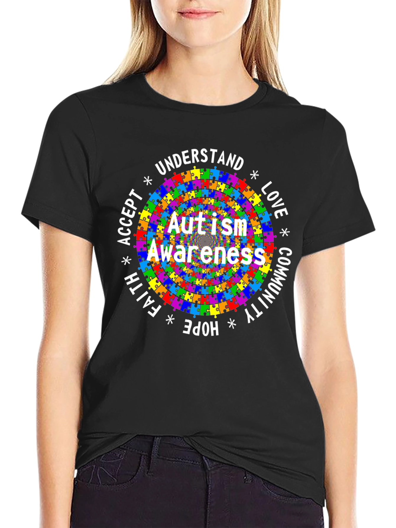 Autism Awareness T-Shirt: Understand Love Hope