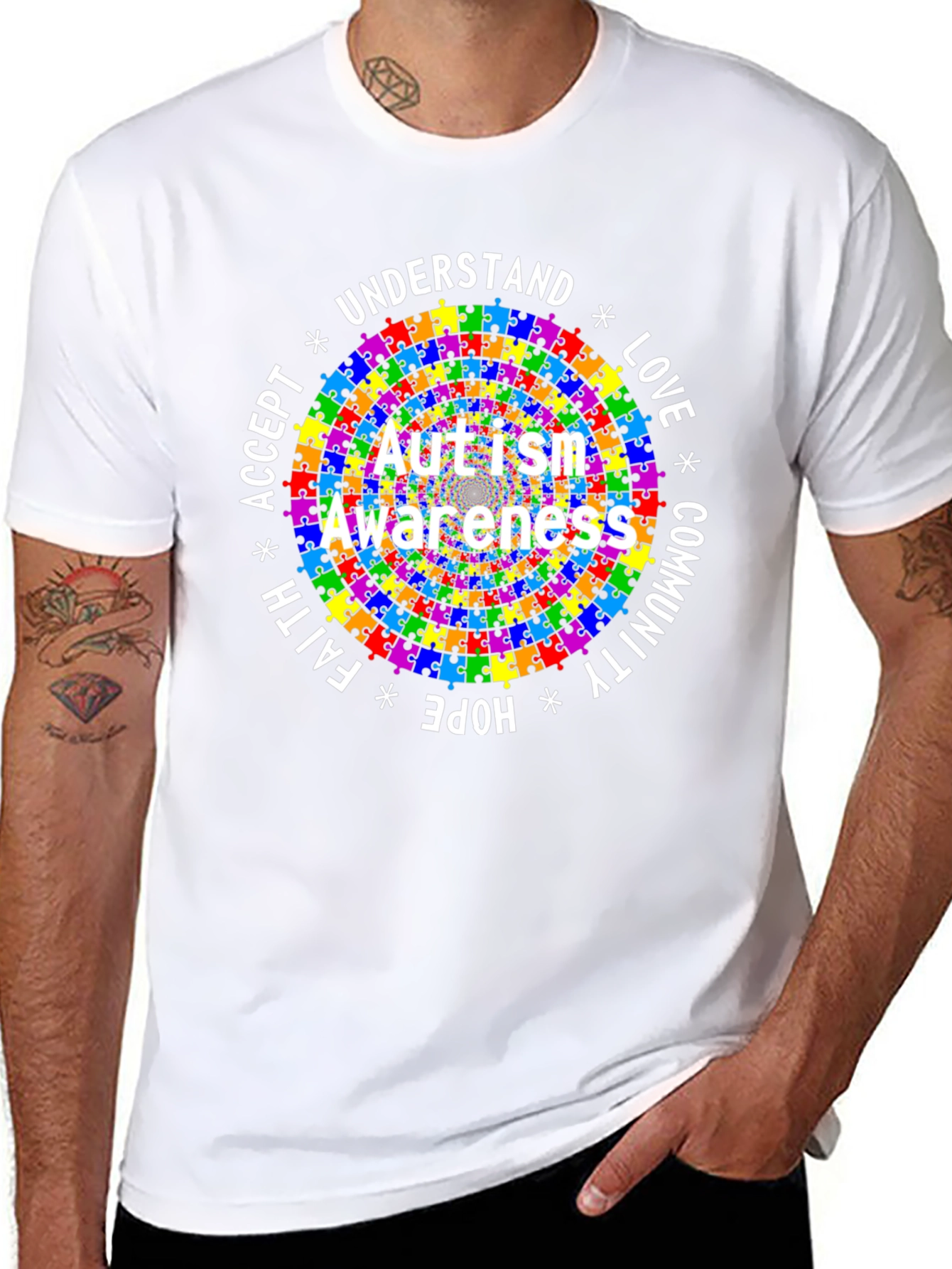 Autism Awareness T-Shirt: Understand Love Hope