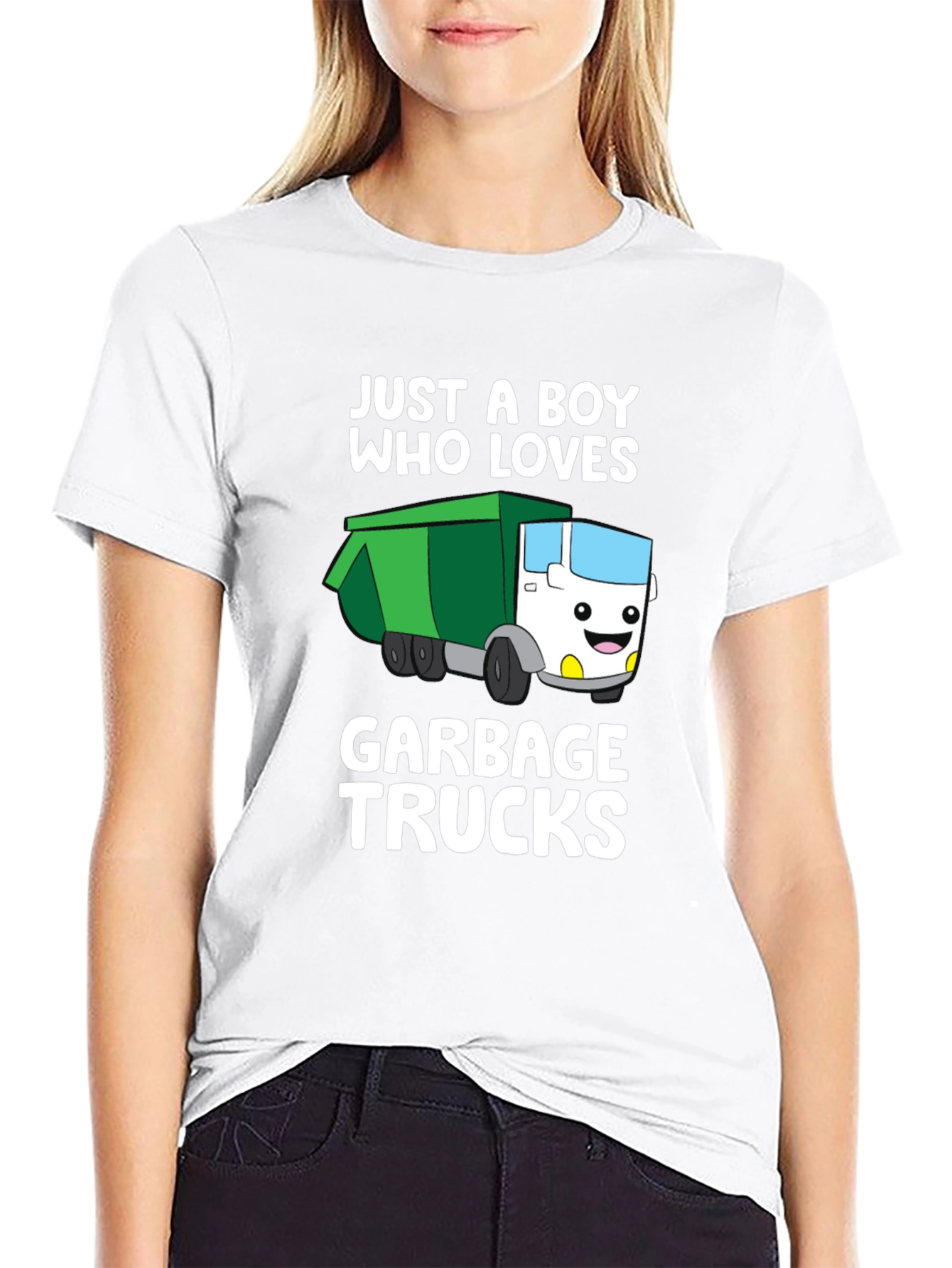 Just A Boy Who Loves Garbage Trucks T-Shirt