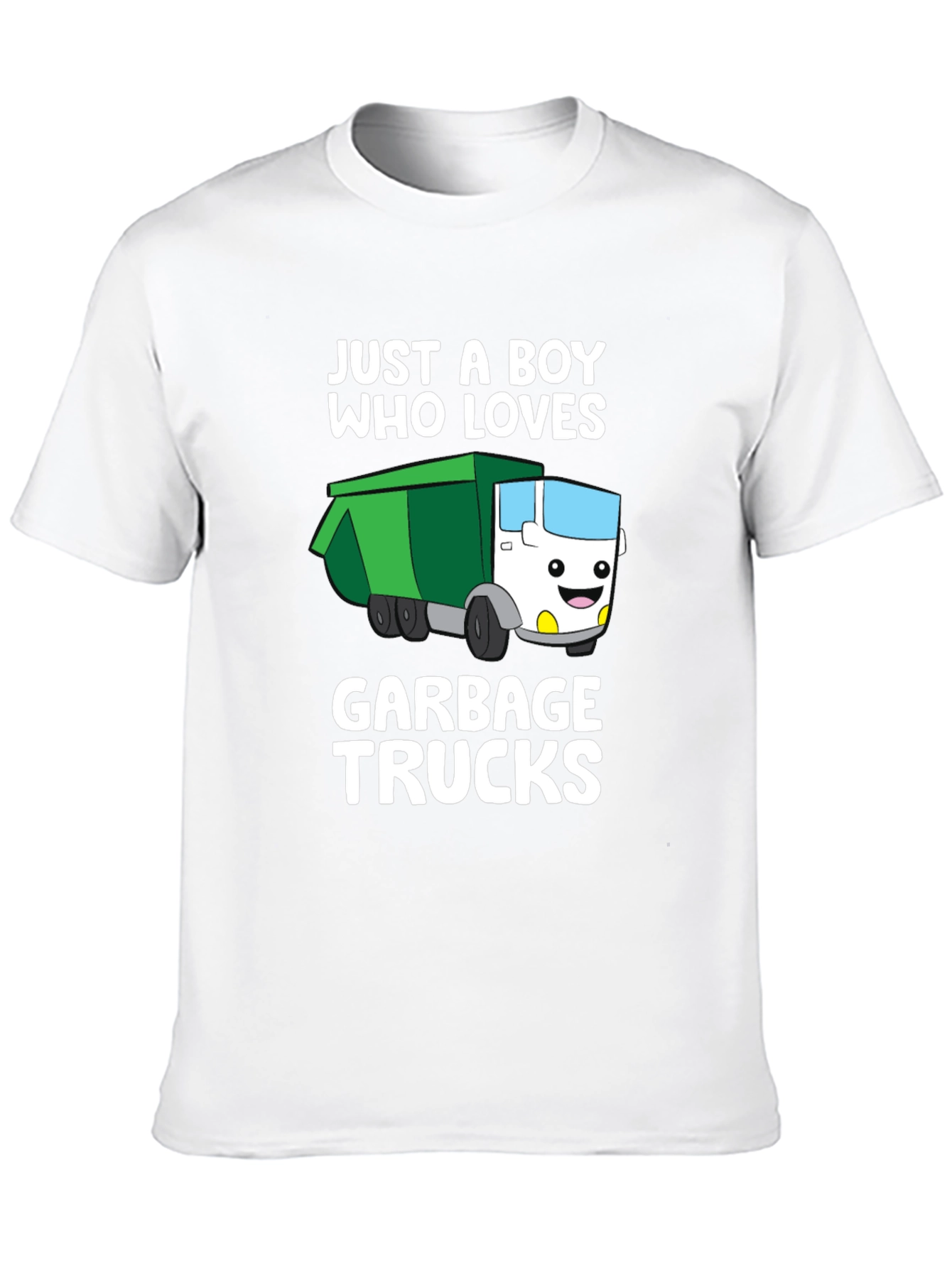 Just A Boy Who Loves Garbage Trucks T-Shirt