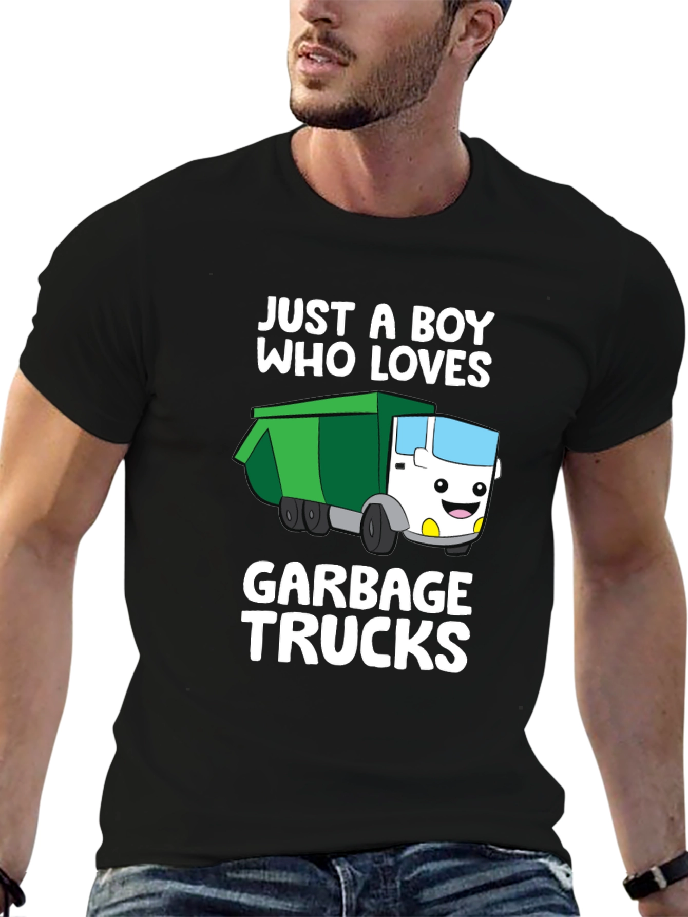 Just A Boy Who Loves Garbage Trucks T-Shirt