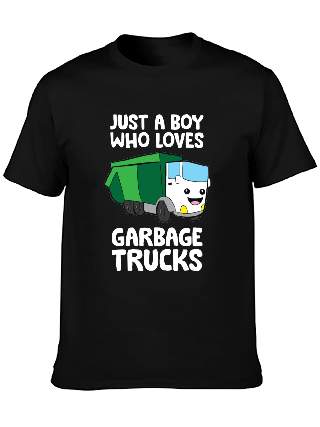 Just A Boy Who Loves Garbage Trucks T-Shirt