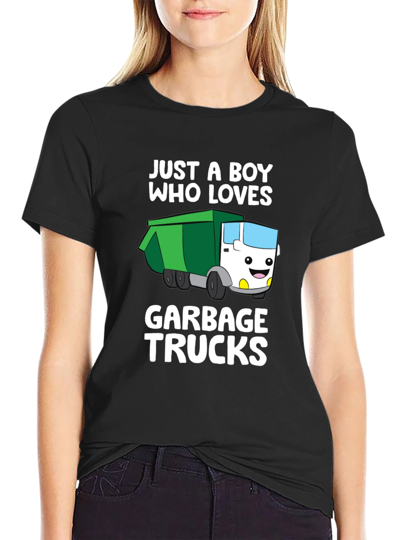 Just A Boy Who Loves Garbage Trucks T-Shirt