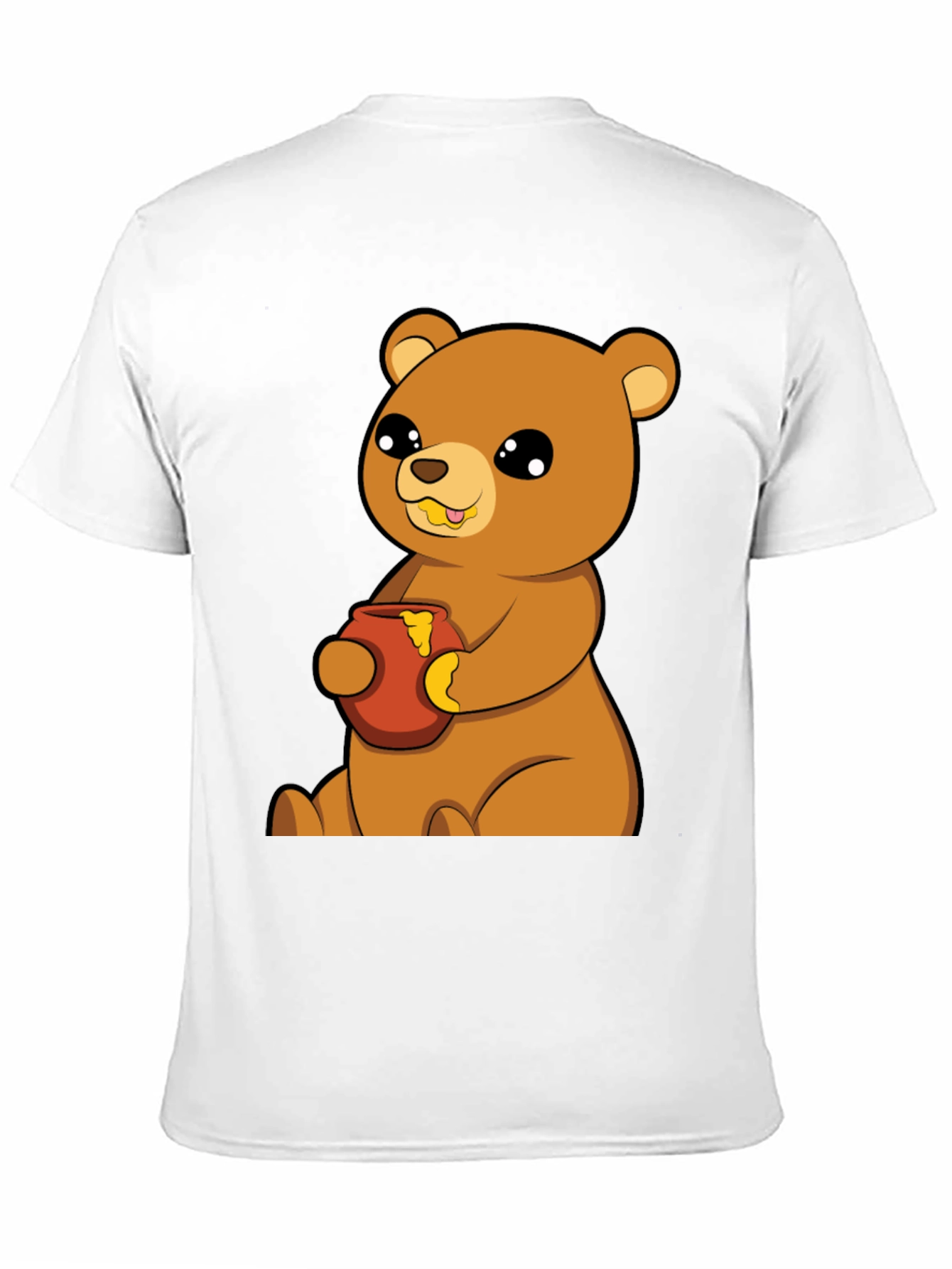 Cute Bear Honey Pot T-Shirt - Unisex Cotton Tee