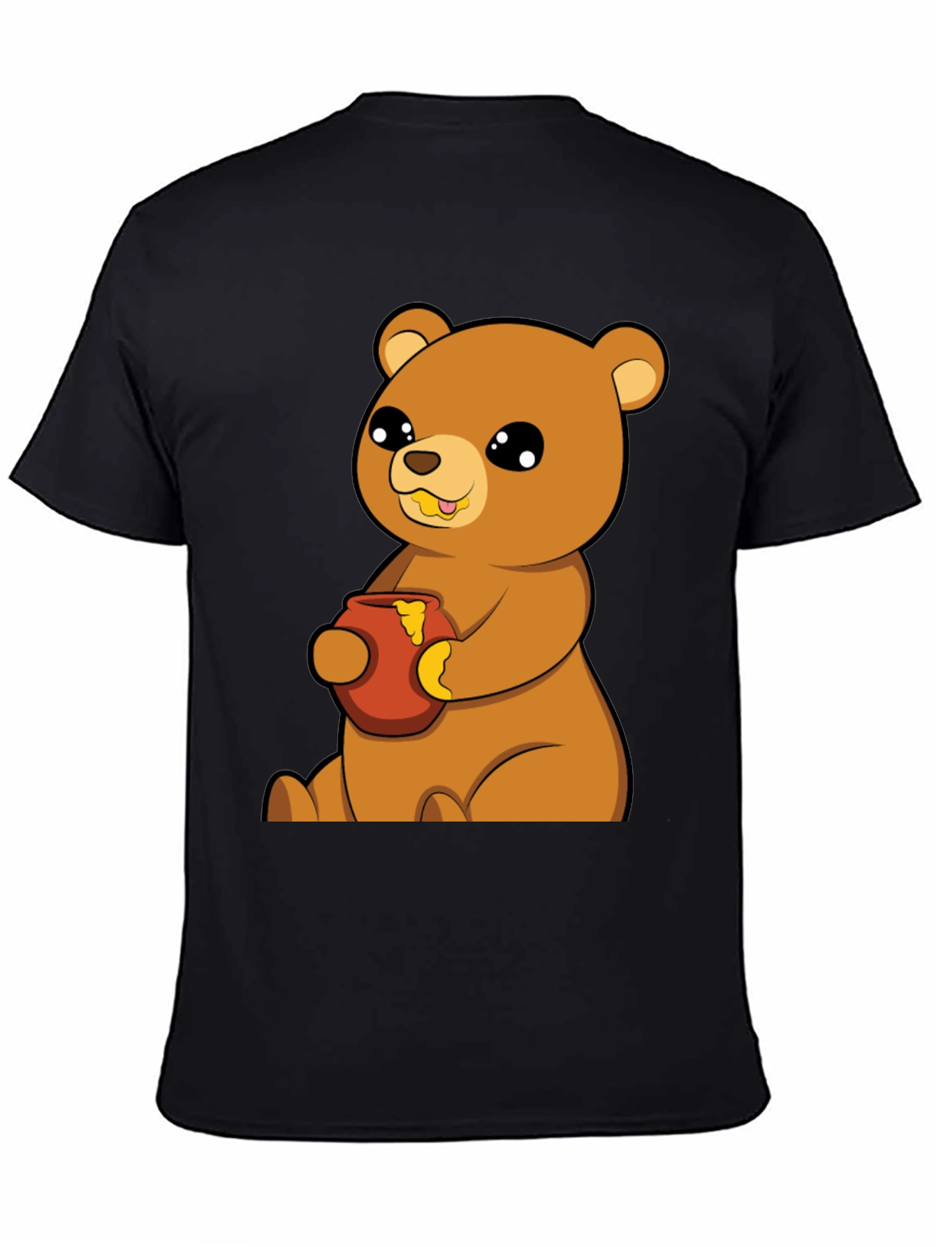 Cute Bear Honey Pot T-Shirt - Unisex Cotton Tee
