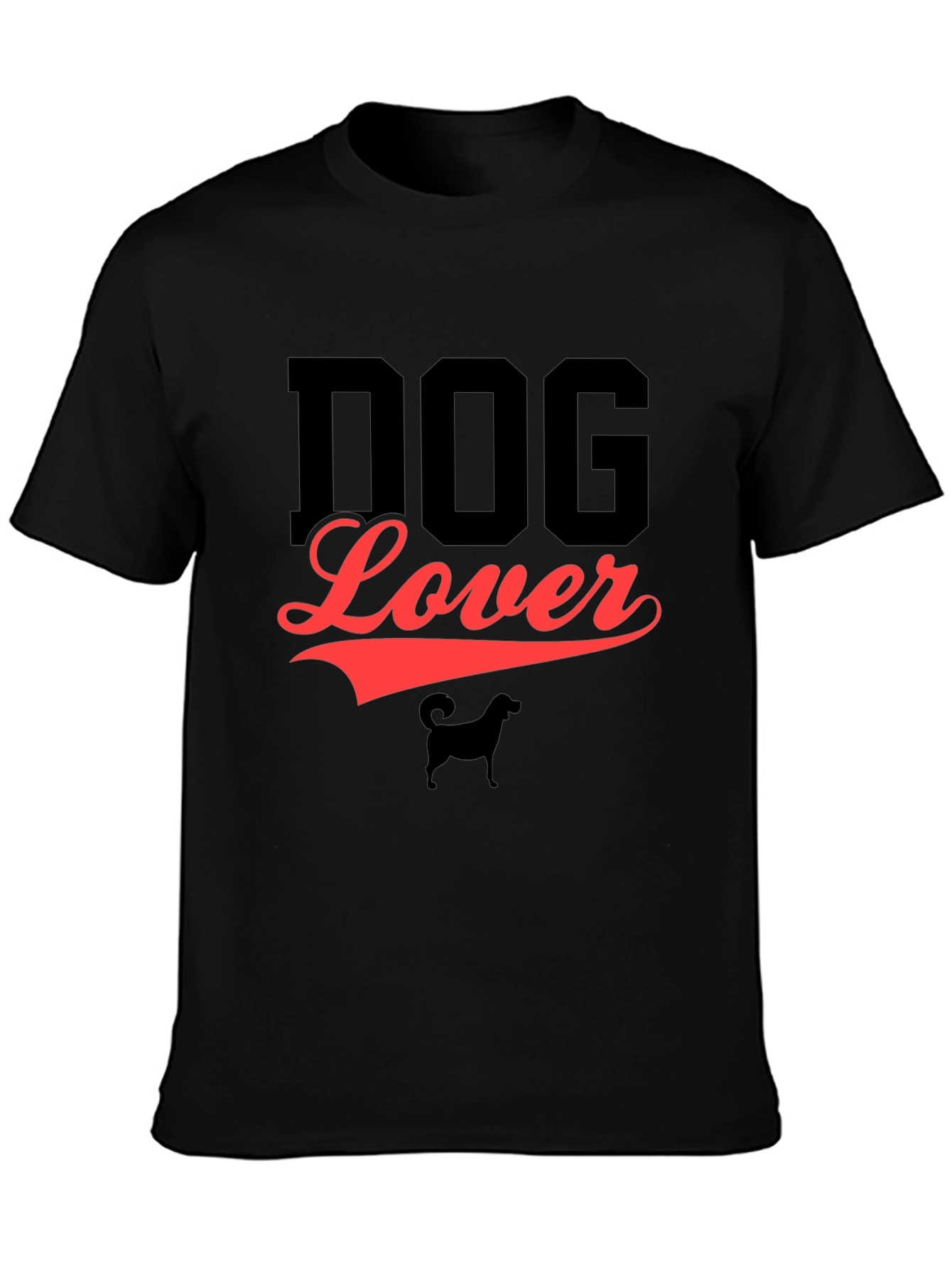 Dog Lover Black T-Shirt