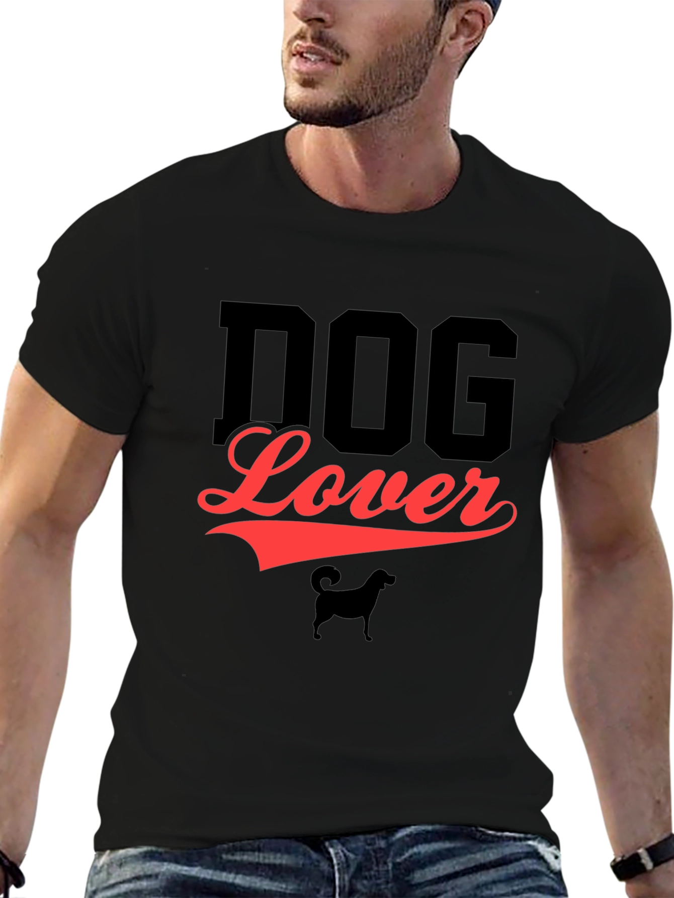 Dog Lover Black T-Shirt