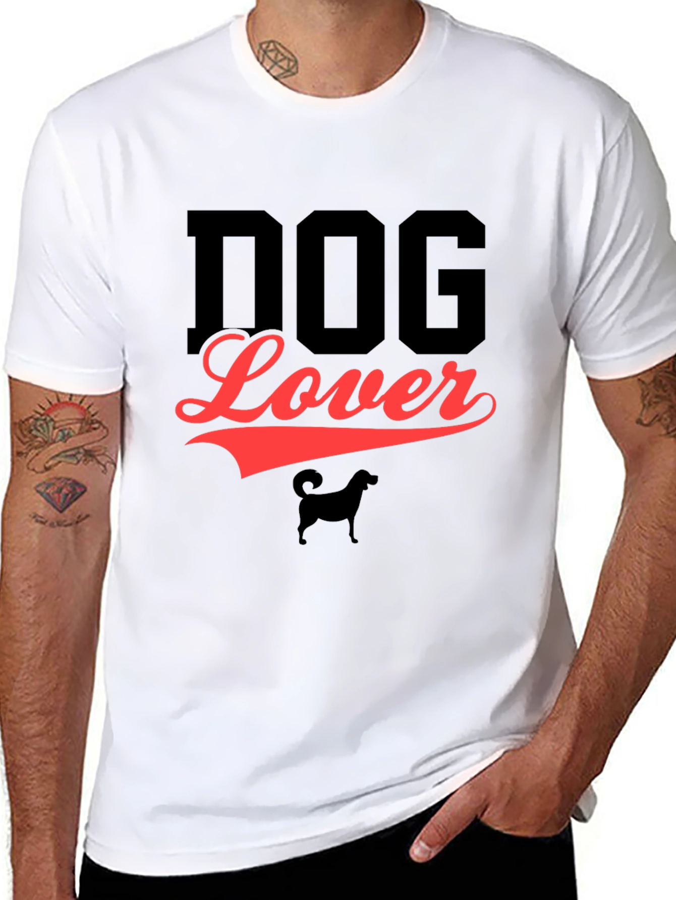 Dog Lover Black T-Shirt