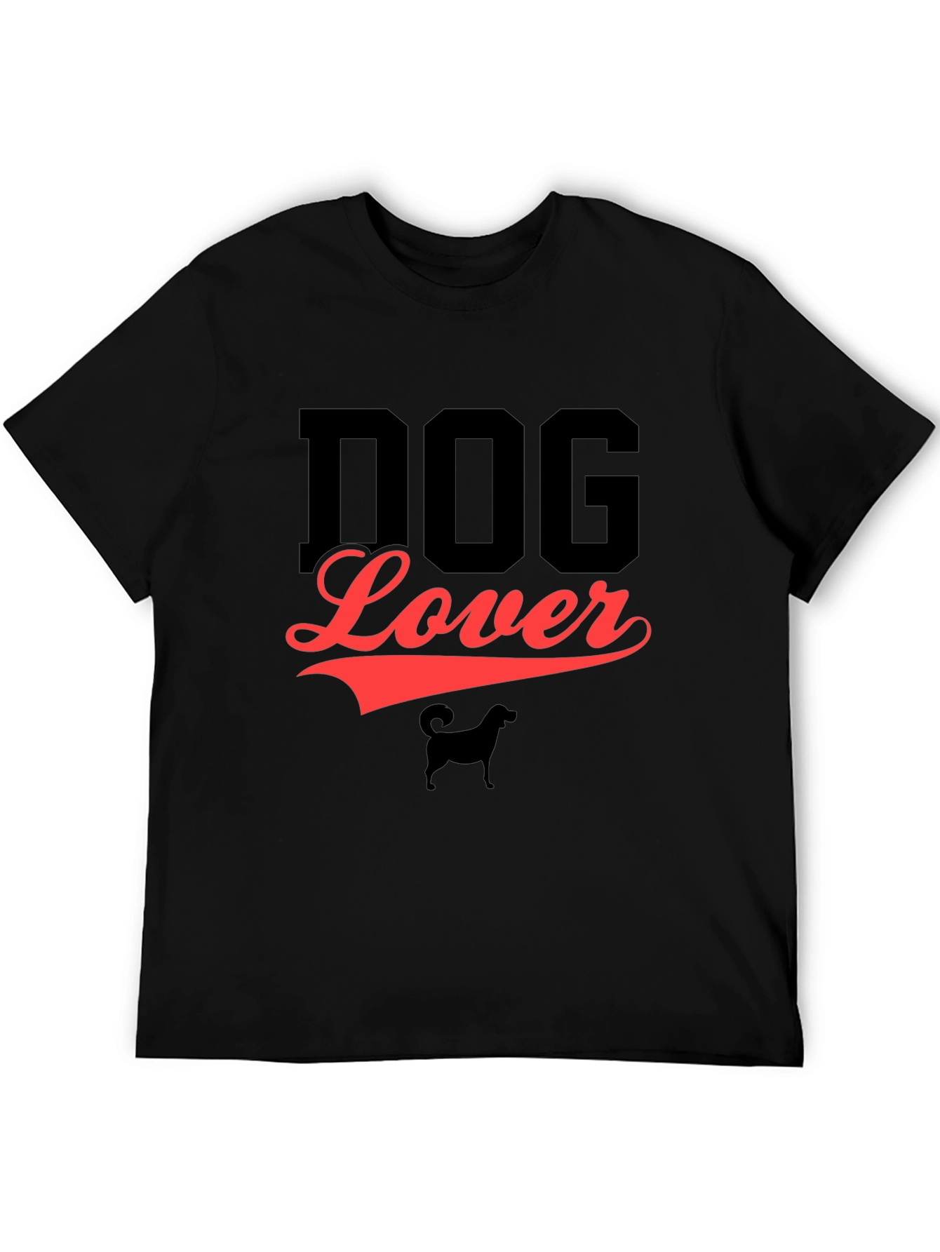 Dog Lover Black T-Shirt