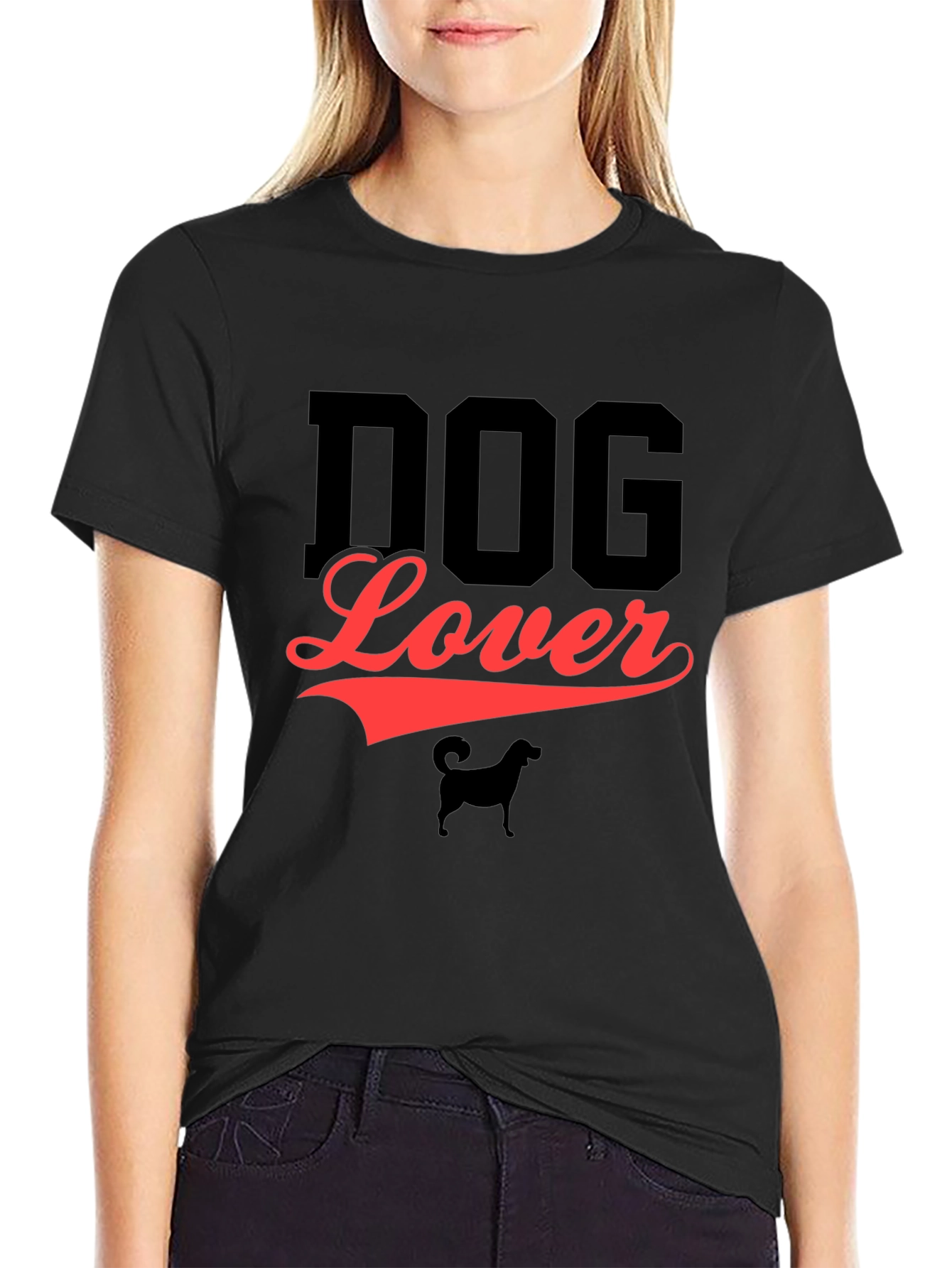 Dog Lover Black T-Shirt