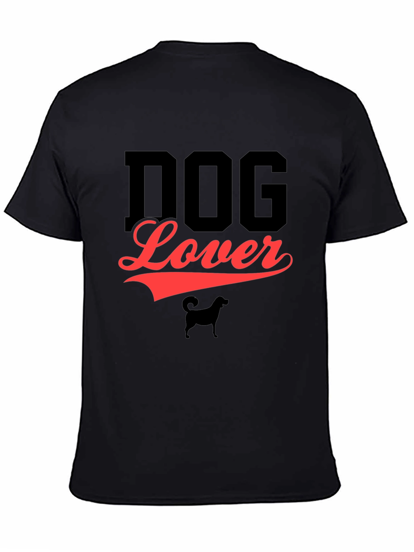 Dog Lover Black T-Shirt