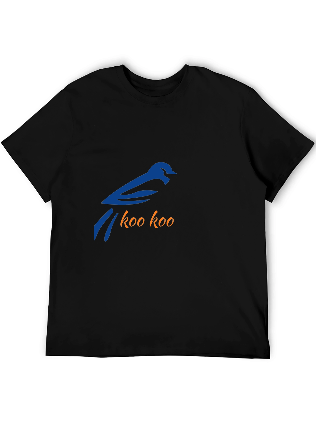 Bluebird koo koo Graphic Black T-Shirt